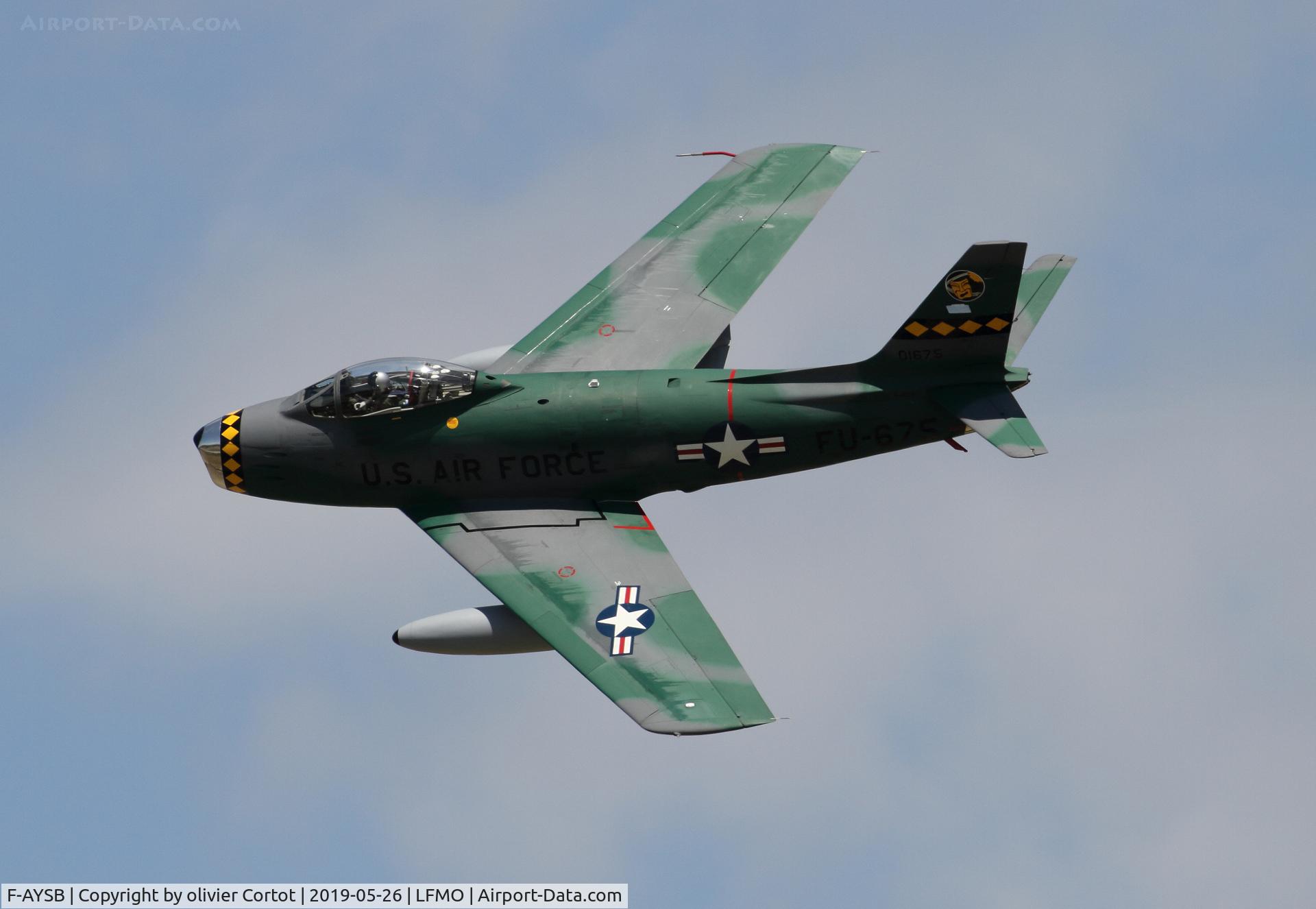 F-AYSB, 1958 Canadair CL-13B Sabre 6 C/N S6-1675, Orange airshow, june 2019