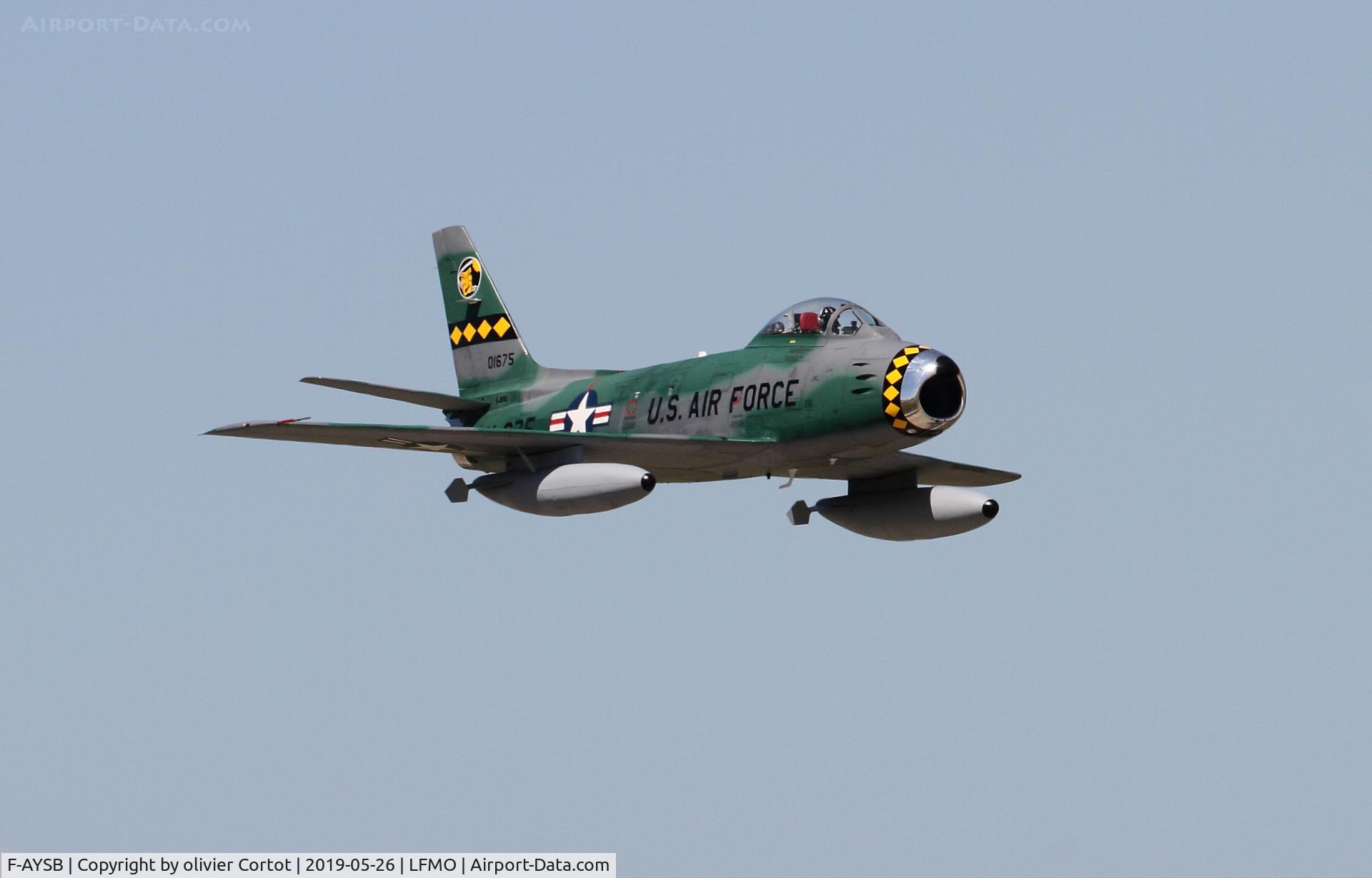 F-AYSB, 1958 Canadair CL-13B Sabre 6 C/N S6-1675, Orange airshow, june 2019