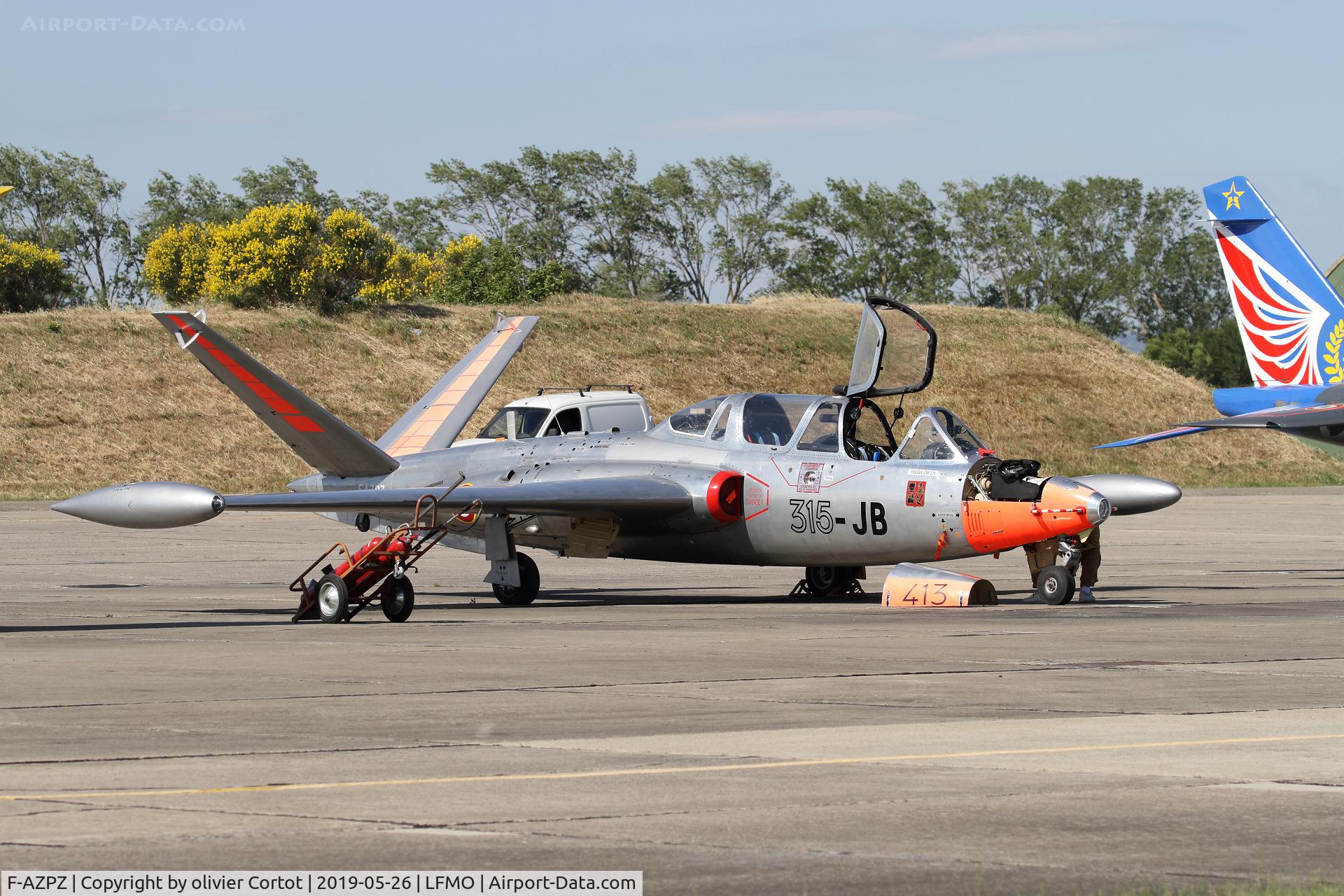 F-AZPZ, 1963 Fouga CM-170 Magister C/N 413, Orange airshow, june 2019