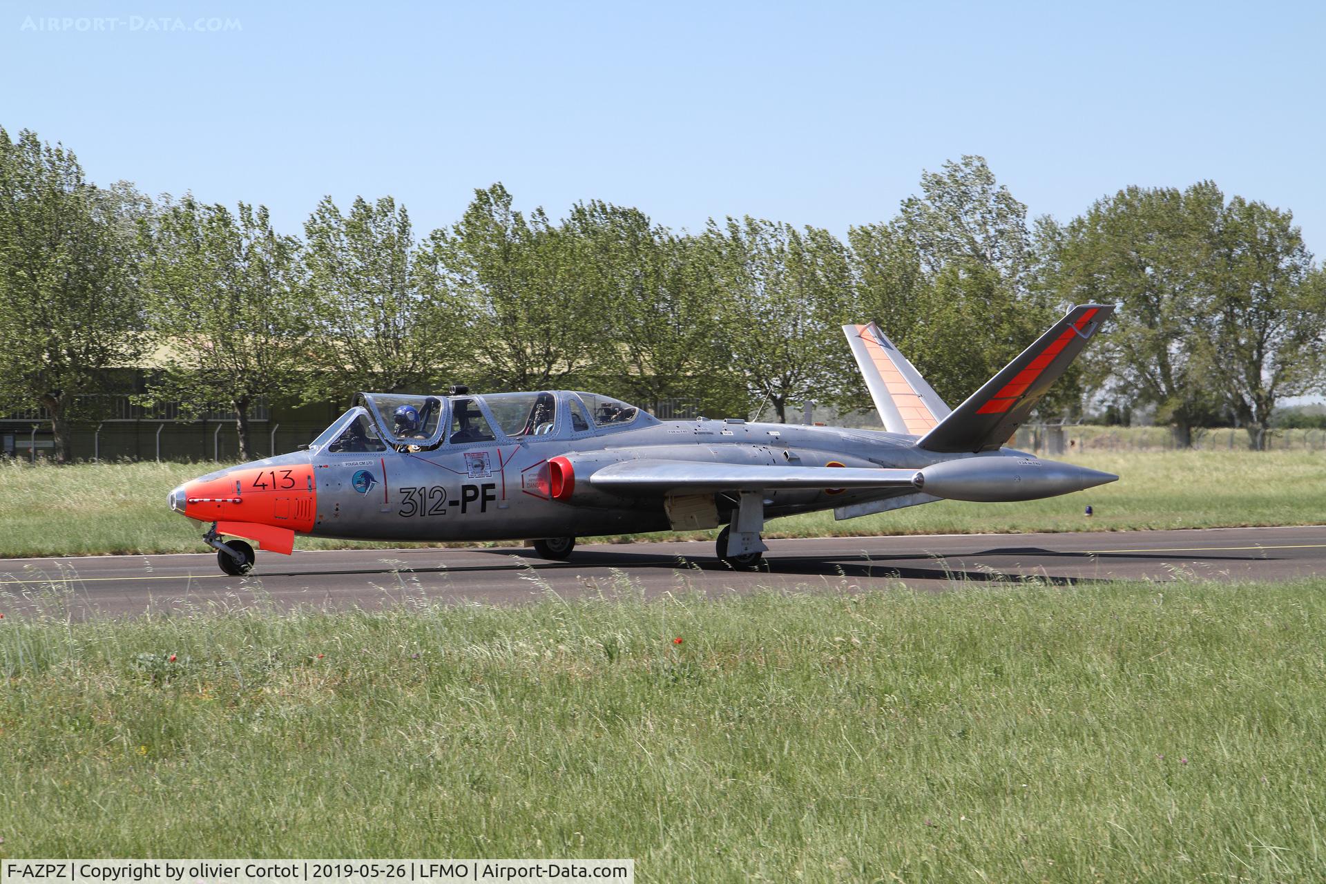 F-AZPZ, 1963 Fouga CM-170 Magister C/N 413, Orange airshow, june 2019