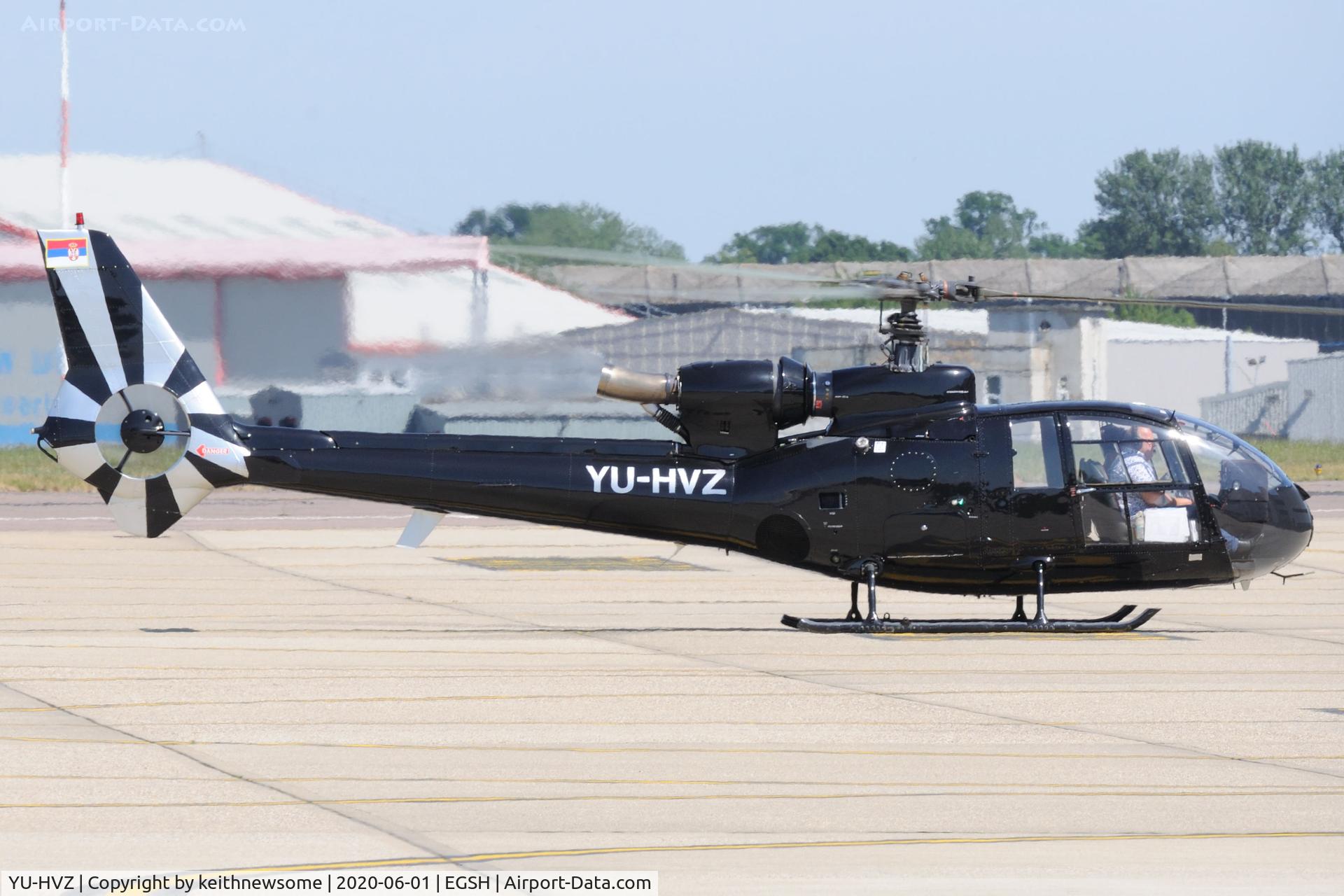 YU-HVZ, 1975 Aerospatiale SA-341G Gazelle C/N 1295, Nice Visitor.
