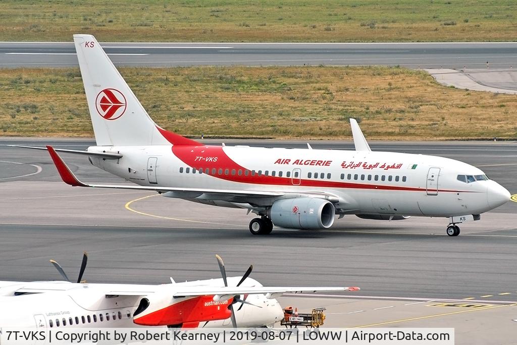7T-VKS, 2016 Boeing 737-7D6C C/N 61340, Taxiing in after arrival
