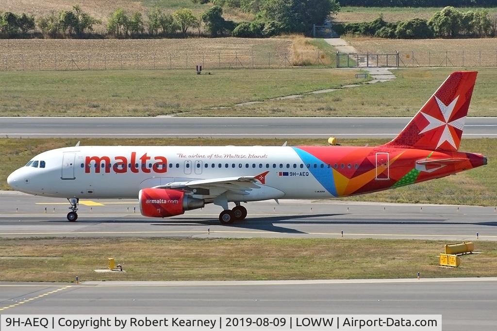 9H-AEQ, 2007 Airbus A320-214 C/N 3068, Taxiing out for departure