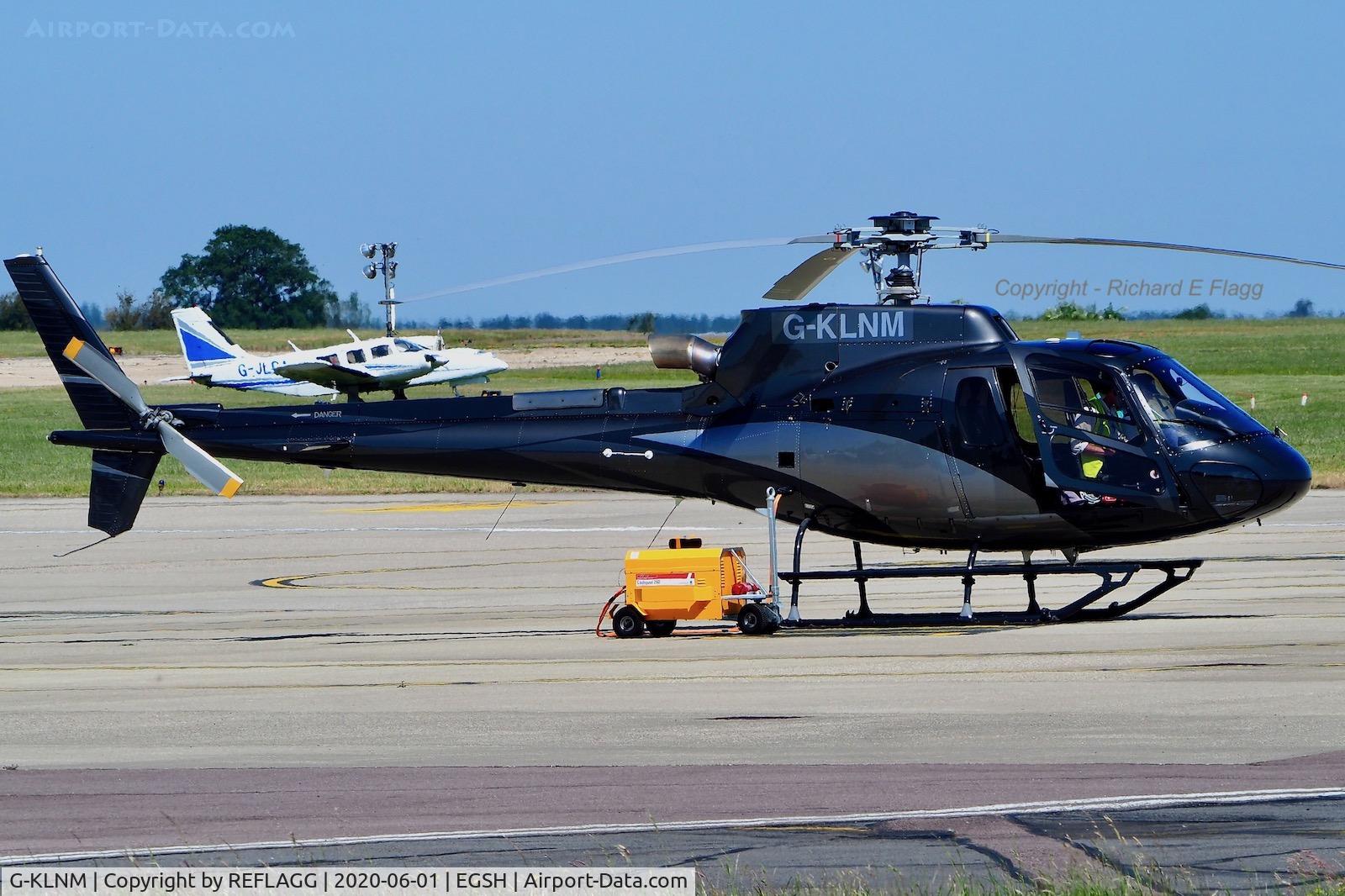 G-KLNM, 2014 Eurocopter AS-350B-3 Ecureuil Ecureuil C/N 7827, Parked at NWI