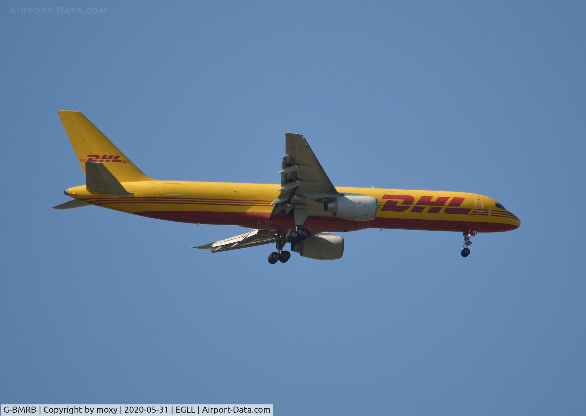 G-BMRB, 1987 Boeing 757-236/SF C/N 23975, Boeing 757-236/SF on finals to 9R London Heathrow.