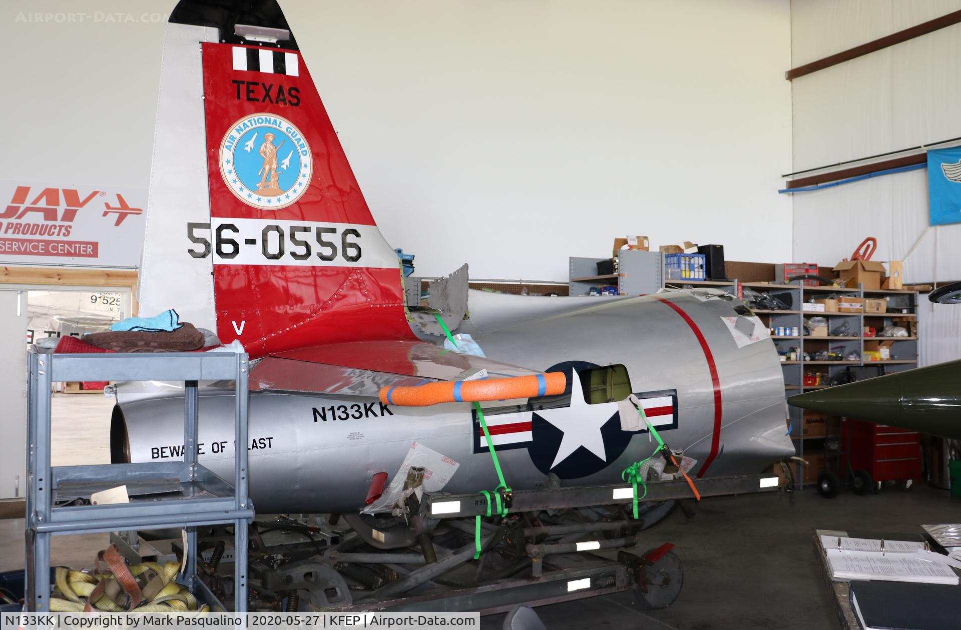N133KK, Canadair T-33AN Silver Star 3 C/N T33-556, Canadair T-33AN