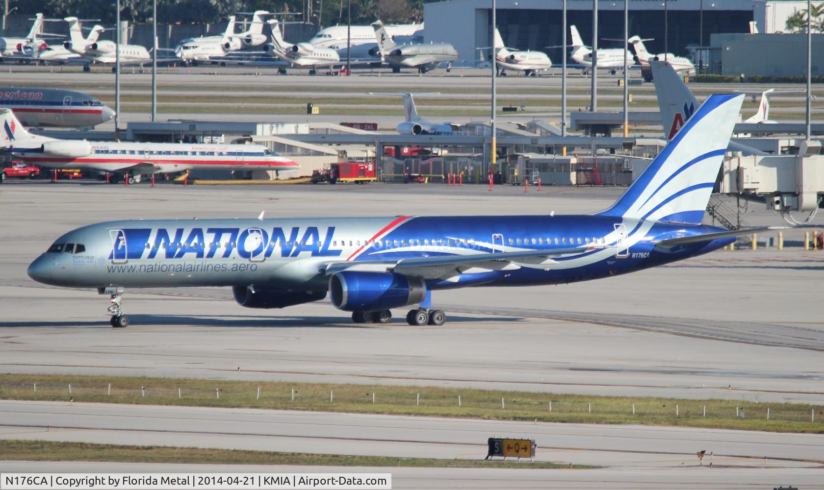 N176CA, 1990 Boeing 757-28A C/N 24543, MIA 2014