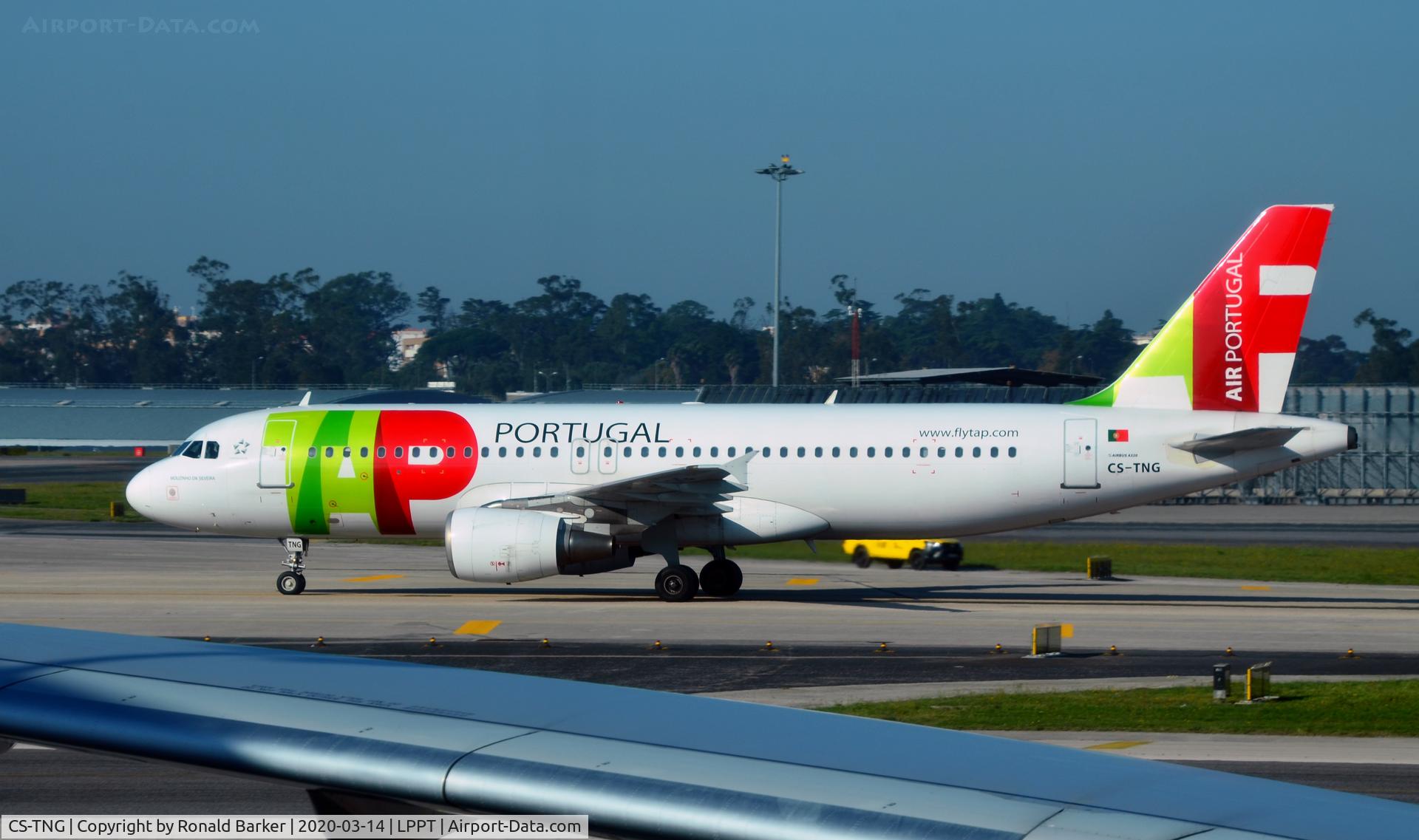 CS-TNG, 1998 Airbus A320-214 C/N 945, Taxi  Lisboa