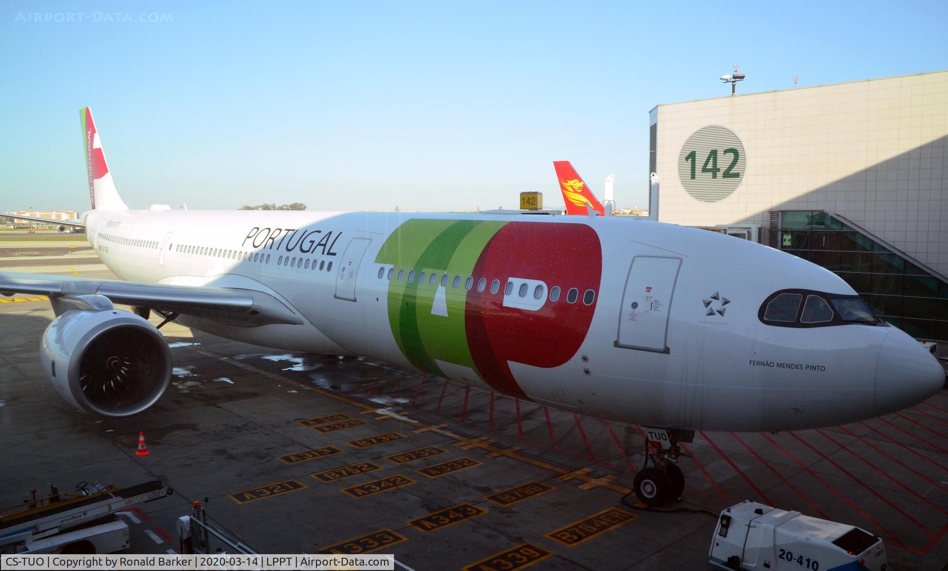 CS-TUO, 2019 Airbus A330-941 C/N 1922, Gate 142 Lisboa