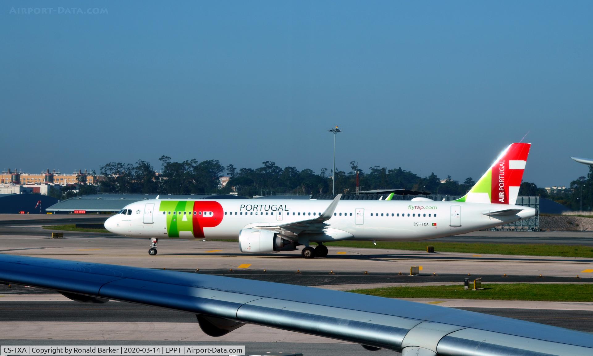 CS-TXA, 2019 Airbus A321-251NX C/N 8593, Taxi Lisboa