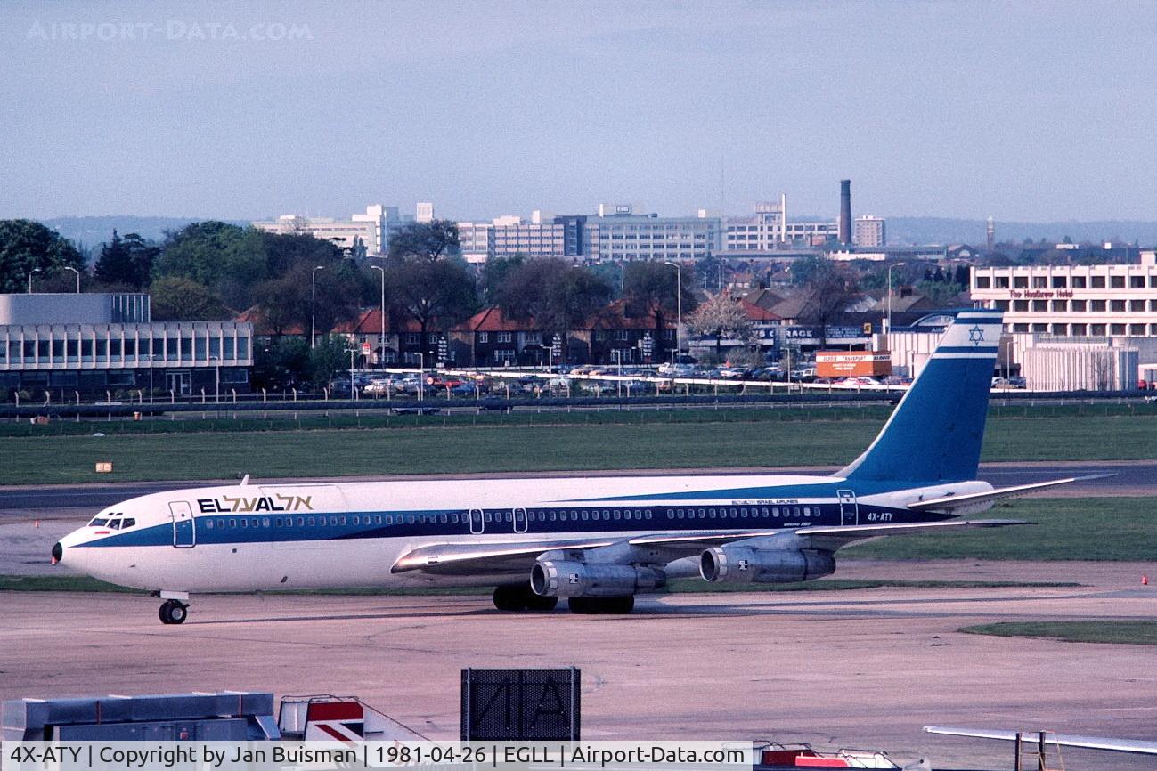 4X-ATY, 1969 Boeing 707-358C C/N 20301, El Al