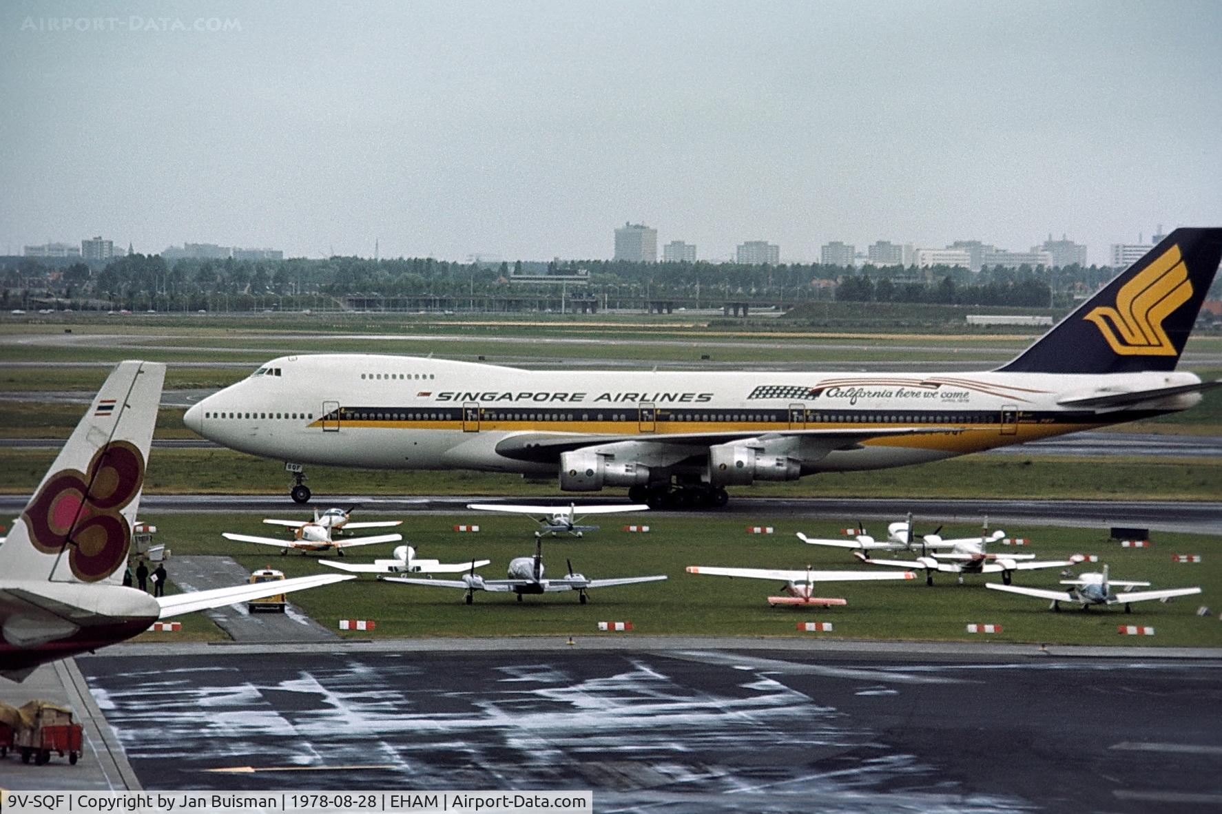 9V-SQF, 1977 Boeing 747-212B C/N 21316, Singapore Airlines