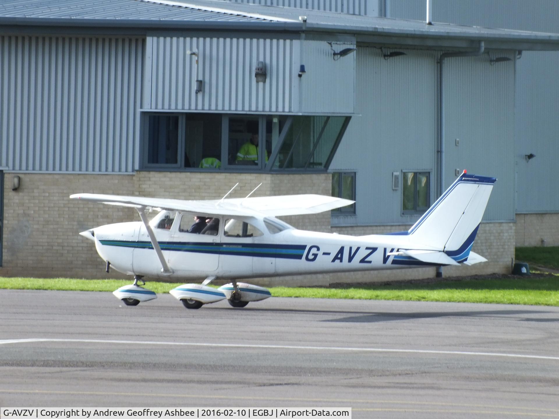 G-AVZV, 1967 Reims F172H Skyhawk C/N 0511, G-AVZV at Gloucestershire Airport.