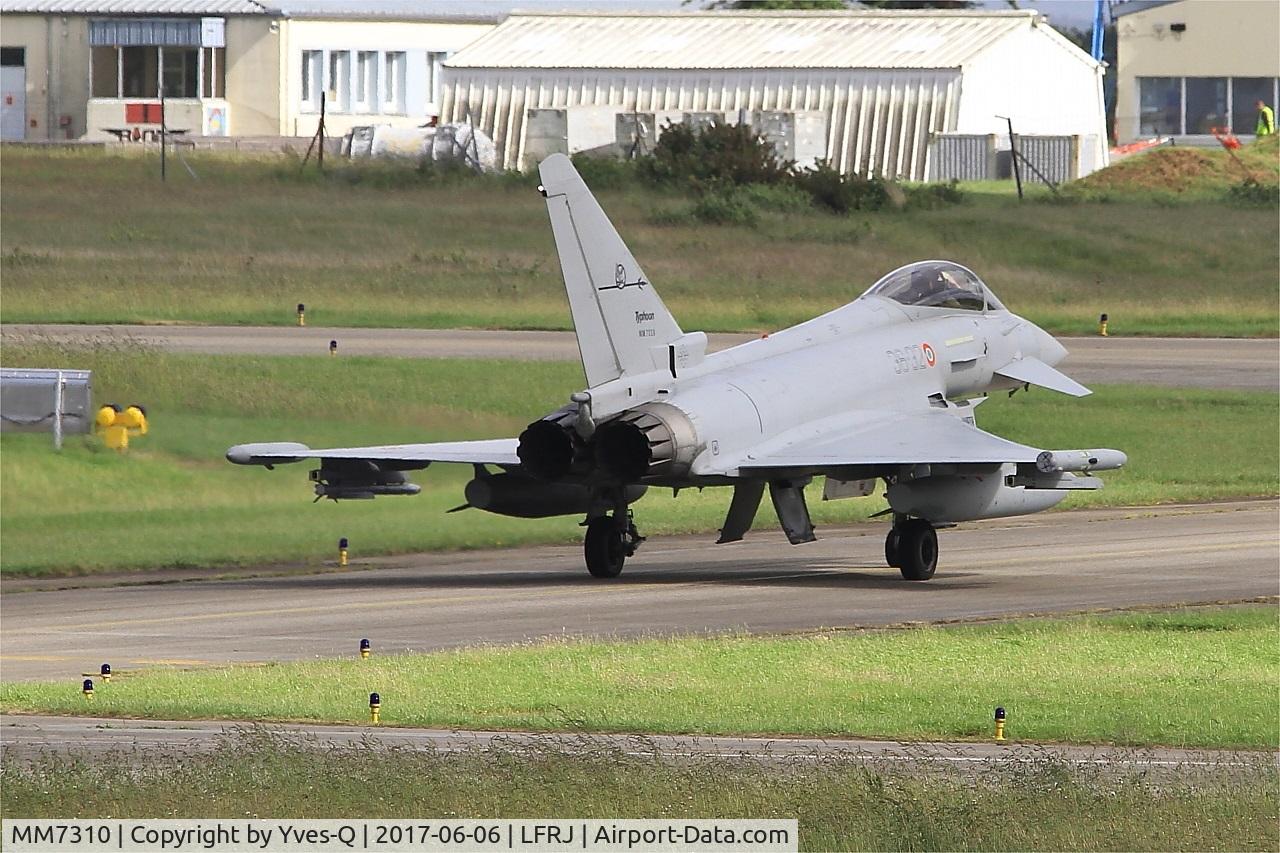 MM7310, Eurofighter EF-2000 Typhoon S C/N IS042, Eurofighter EF-2000 Typhoon S, Taxiing to flight line, Landivisiau Naval Air Base (LFRJ) Tiger Meet 2017