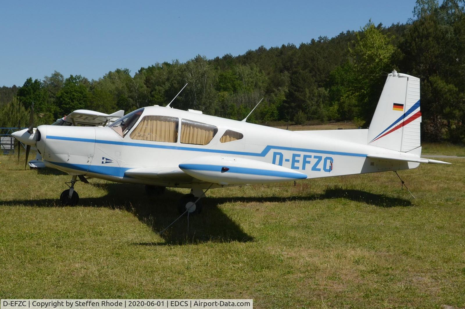 D-EFZC, SIAI-Marchetti S-208 C/N 2-18, a rare plane on this small airfield southwest of Berlin