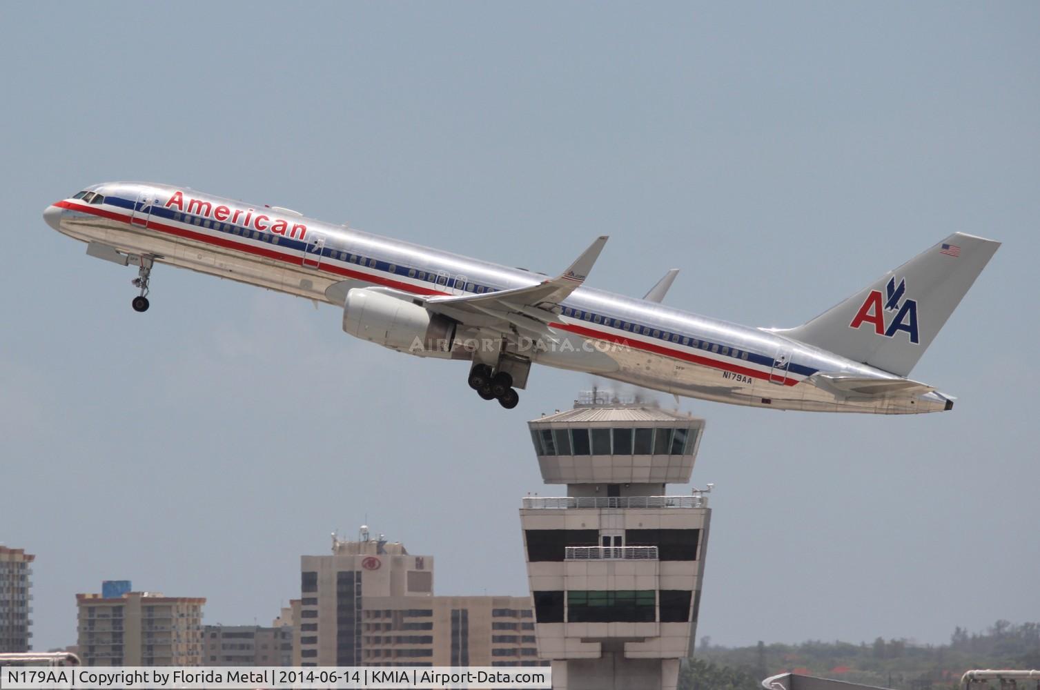 N179AA, 2002 Boeing 757-223 C/N 32397, MIA 2014