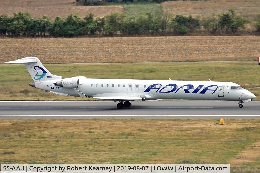 S5-AAU, 2012 Bombardier CRJ-900 (CL-600-2D24) C/N 15283, Rolling down r/w 29