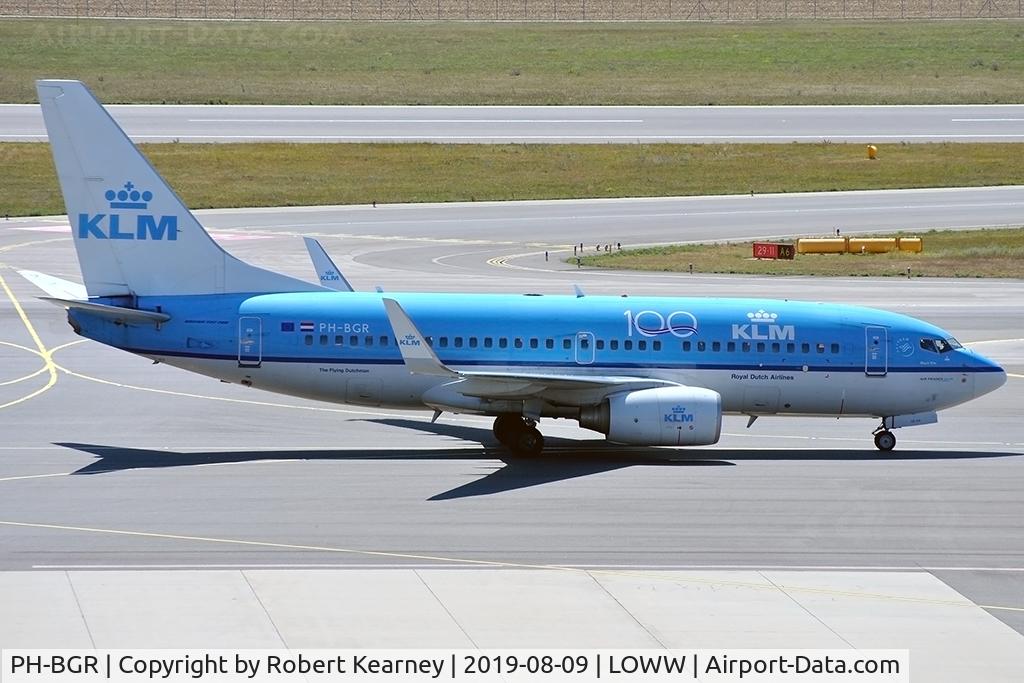 PH-BGR, 2011 Boeing 737-7K2 C/N 39446, Taxiing in after arrival