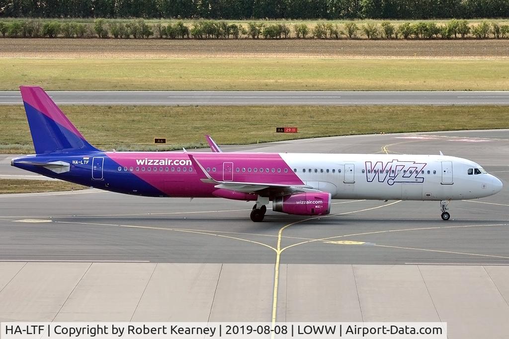 HA-LTF, 2018 Airbus A321-231 C/N 8328, Taxiing in after arrival