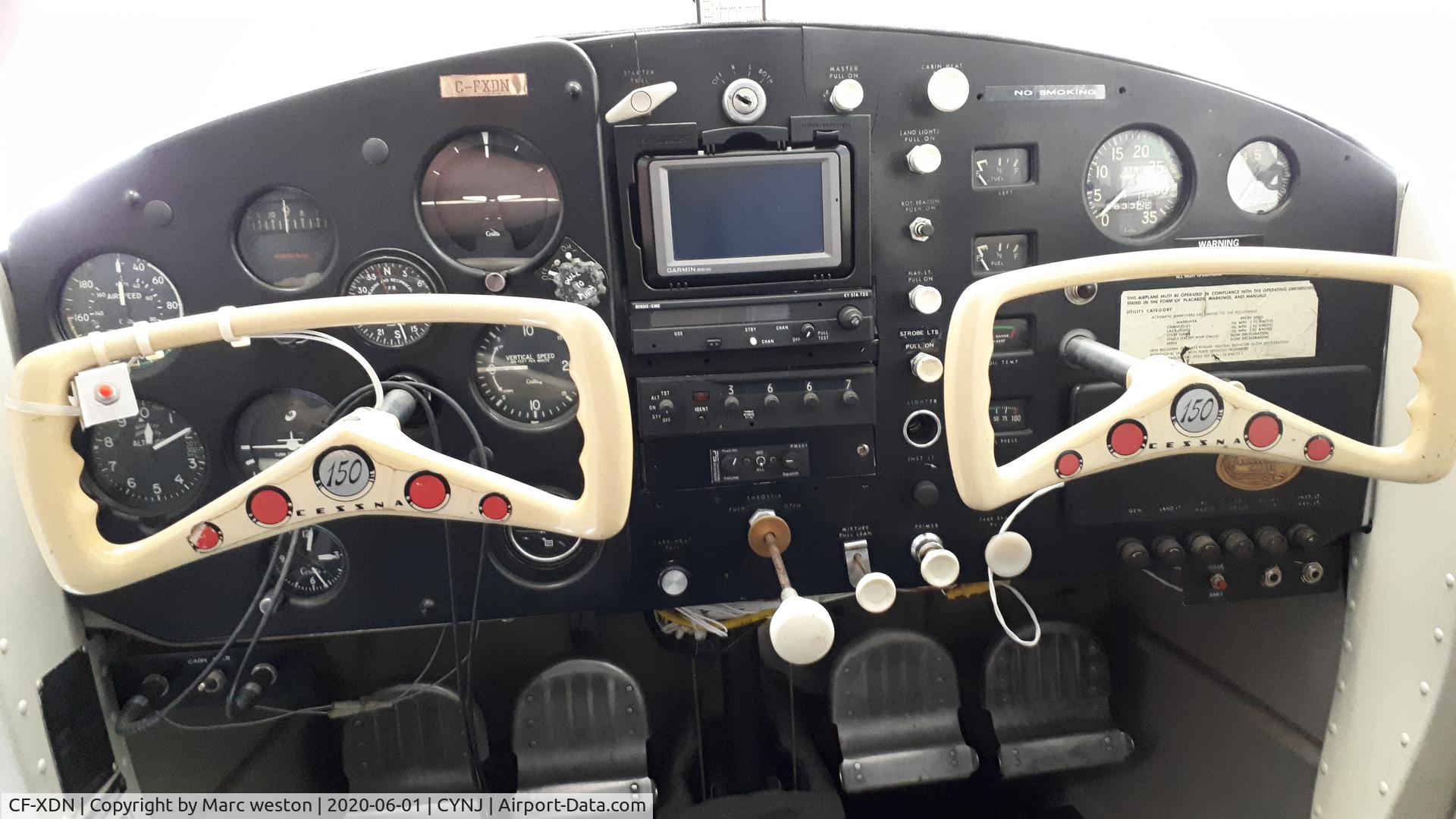 CF-XDN, 1962 Cessna 150B C/N 15059594, Panel
