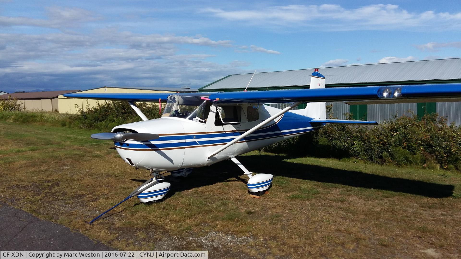 CF-XDN, 1962 Cessna 150B C/N 15059594, Getting some sun