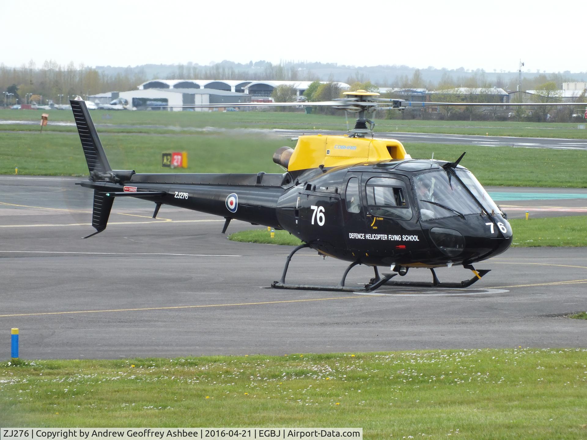 ZJ276, 1997 Eurocopter AS-350BB Squirrel HT1 Ecureuil C/N 3014, ZJ176 at Gloucestershire Airport.