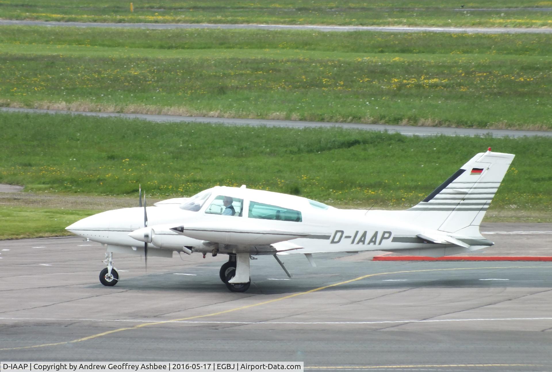 D-IAAP, 1978 Cessna T310R C/N 310R-1348, D-IAAP at Gloucestershire Airport.
