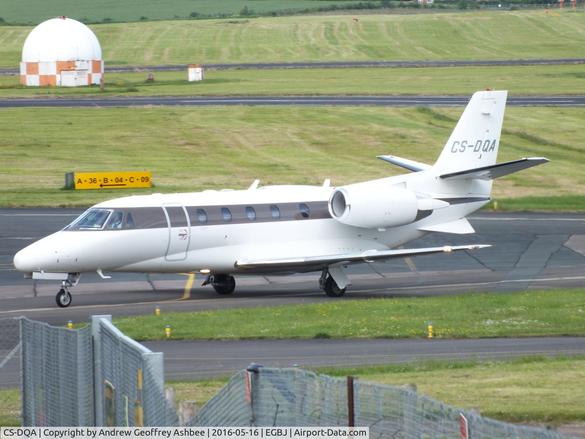 CS-DQA, 2008 Cessna 560XL Citation XLS C/N 560-5798, CS-DQA at Gloucestershire Airport.