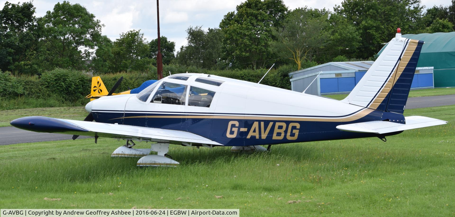 G-AVBG, 1966 Piper PA-28-180 Cherokee C/N 28-3801, G-AVBG at Wellsborne