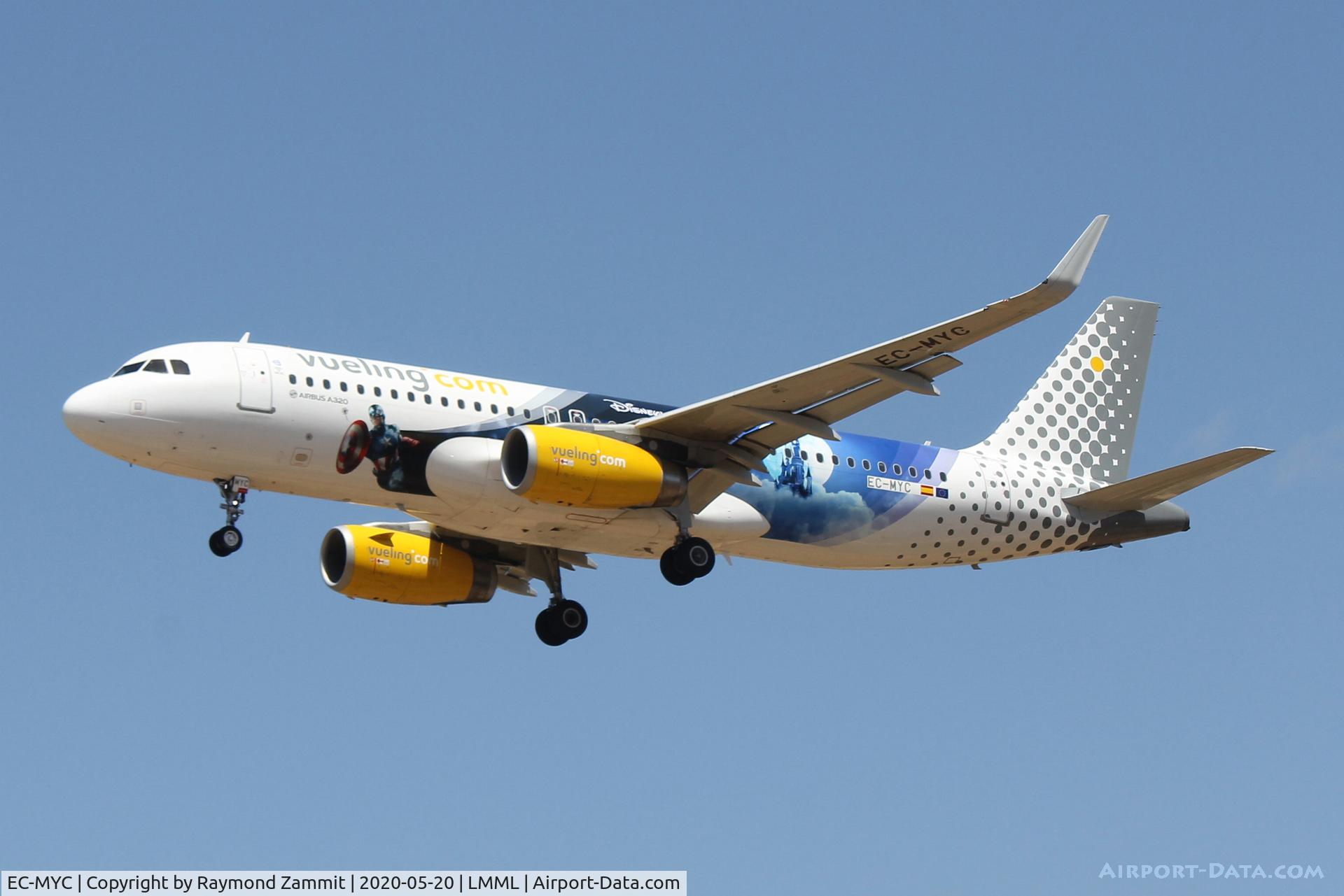 EC-MYC, 2018 Airbus A320-232 C/N 8238, A320 EC-MYC Vueling in special Disney colours