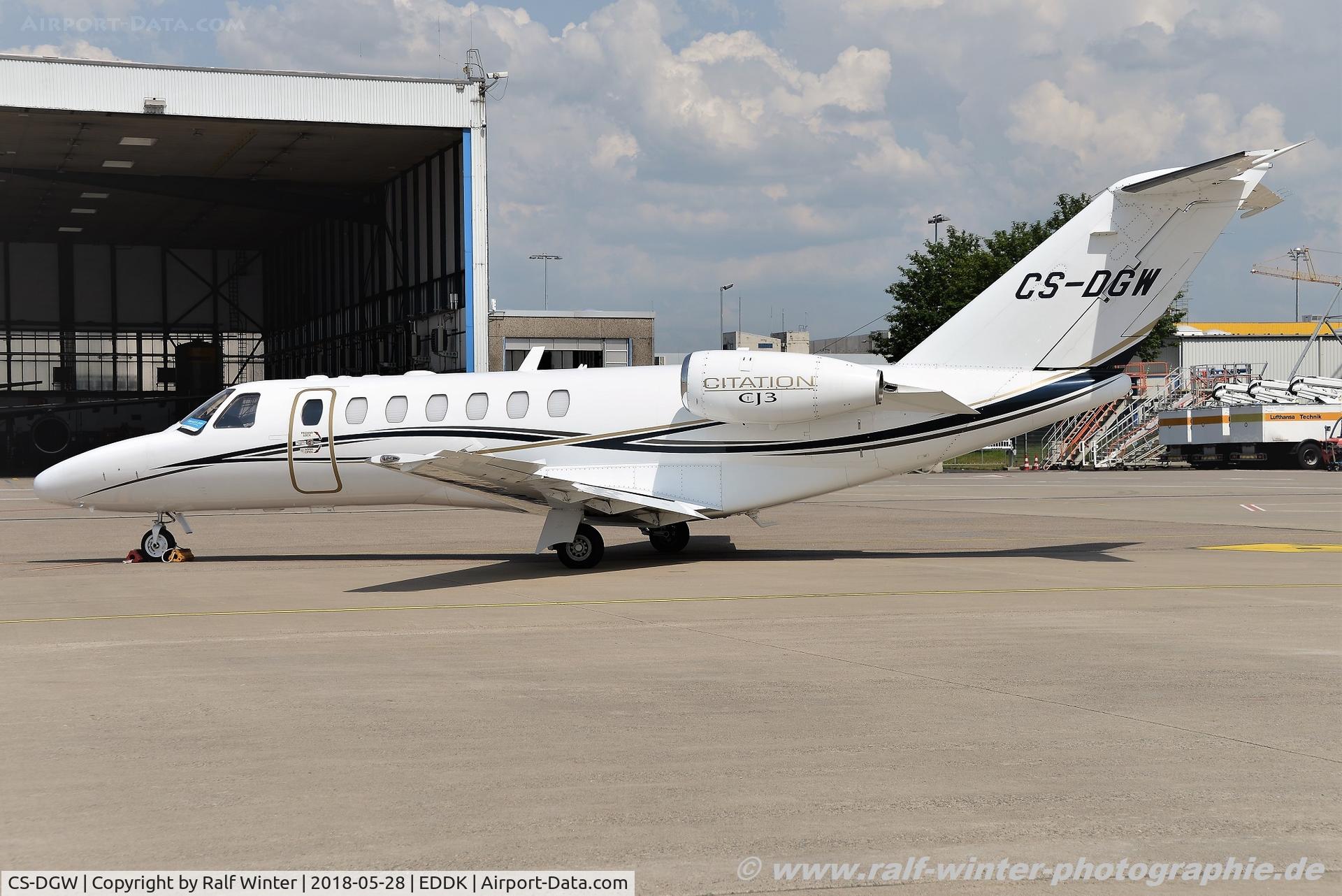 CS-DGW, 2008 Cessna 525B CitationJet CJ3 C/N 525B-0235, Cessna 525B CitationJet CJ3 - GRR Agroar - 525B0235 - CS-DGW - 28.05.2018 - CGN