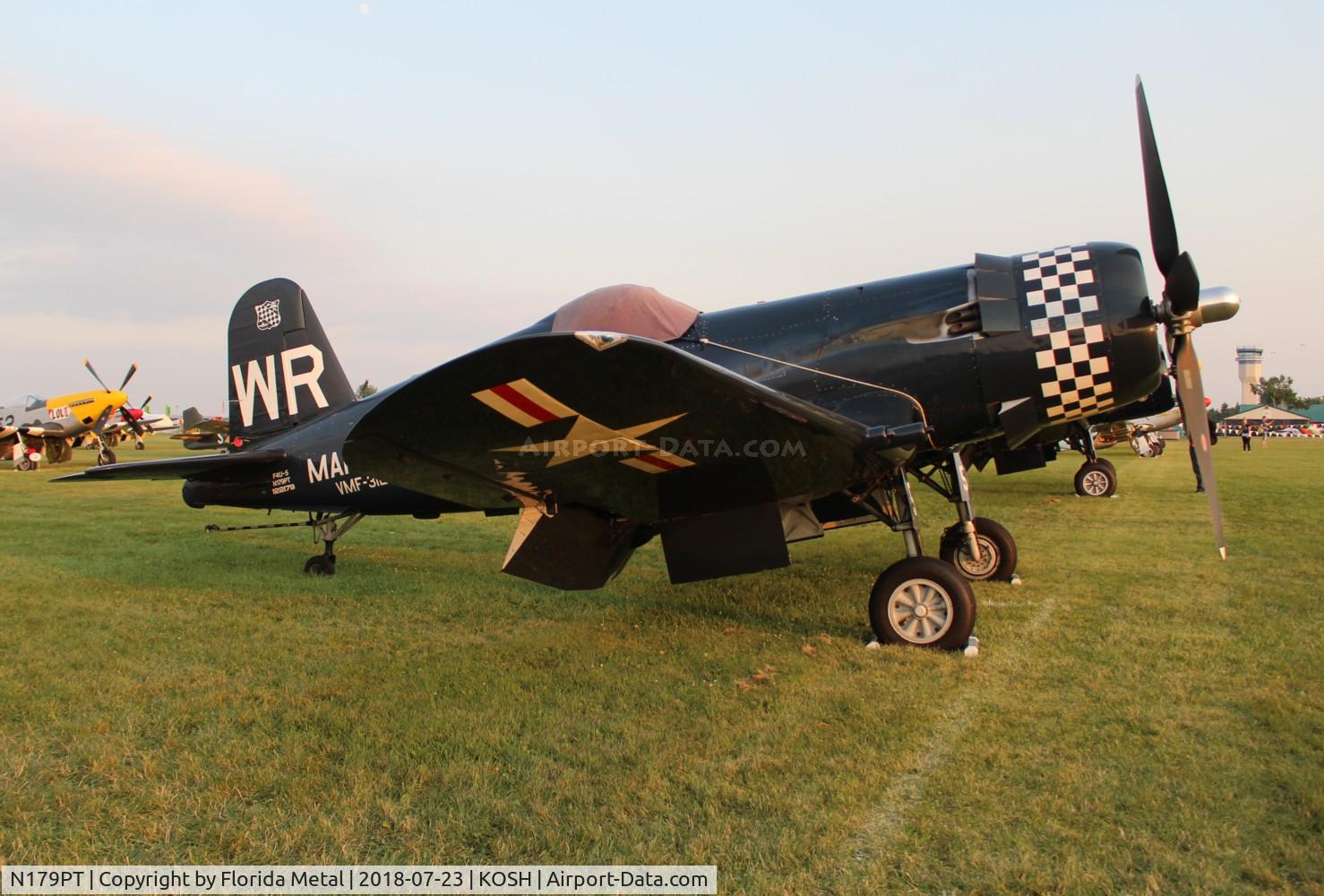 N179PT, 1948 Vought F4U-5 Corsair C/N Not found (Bu122179), OSH 2018