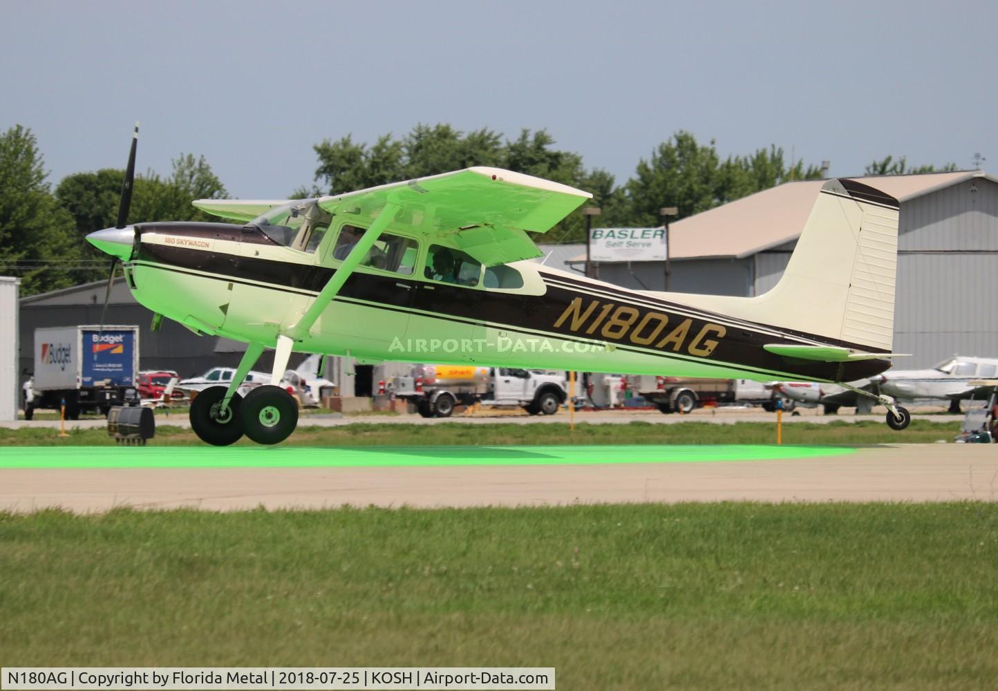 N180AG, 1971 Cessna 180H Skywagon C/N 18052187, OSH 2018