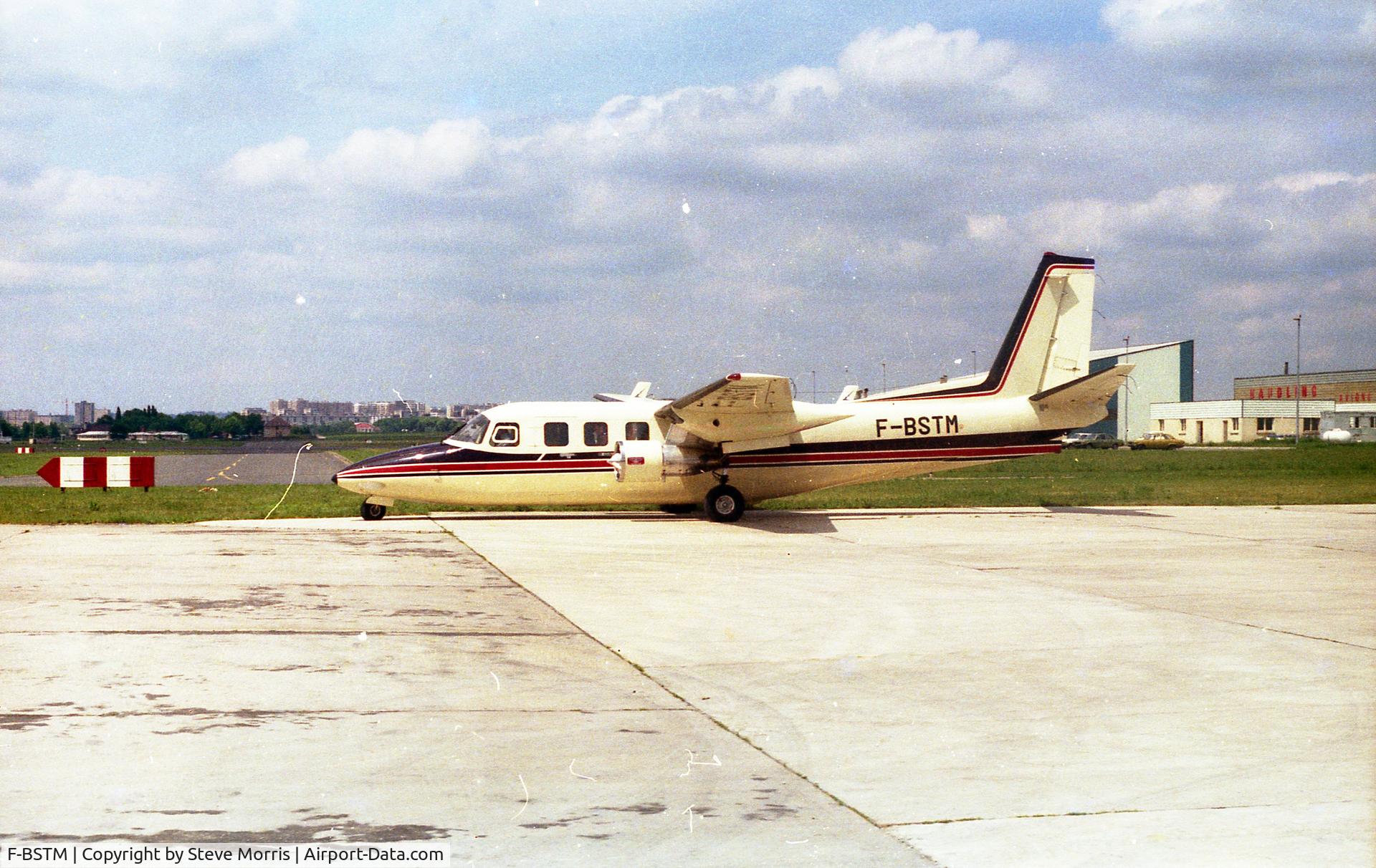F-BSTM, Aero Commander 680V-TU Astafan Commander Turbo Commander C/N 15406, Taken I think in 1978 on a tour of Paris airfields/ports during Paris Airshow