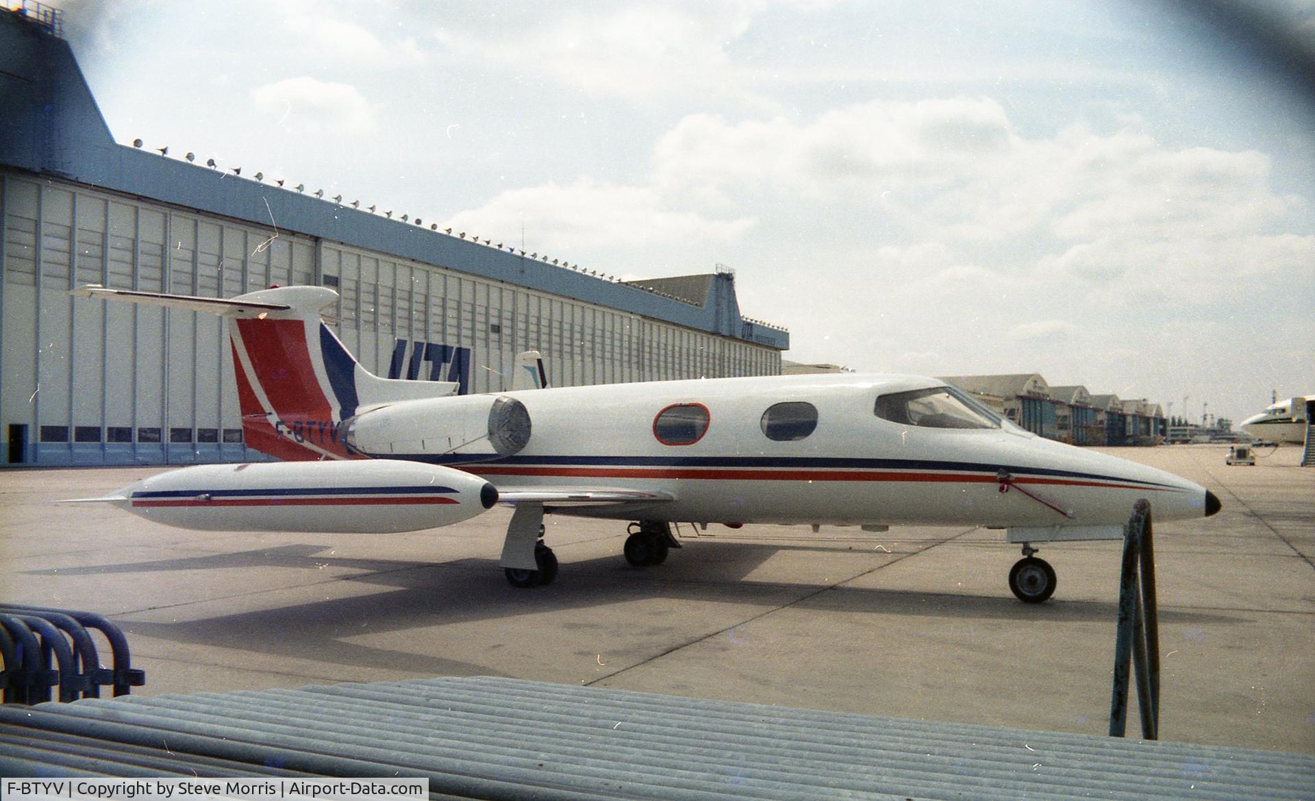 F-BTYV, 1969 Gates Learjet 24B C/N 206, I think taken in Paris region during 1978 Paris Airshow