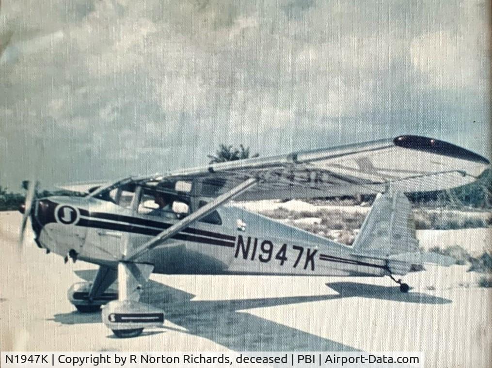 N1947K, 1947 Luscombe 8E Silvaire C/N 4674, This plane was owned by R. Norton Richards in the 1960's. It was his 1st plane.