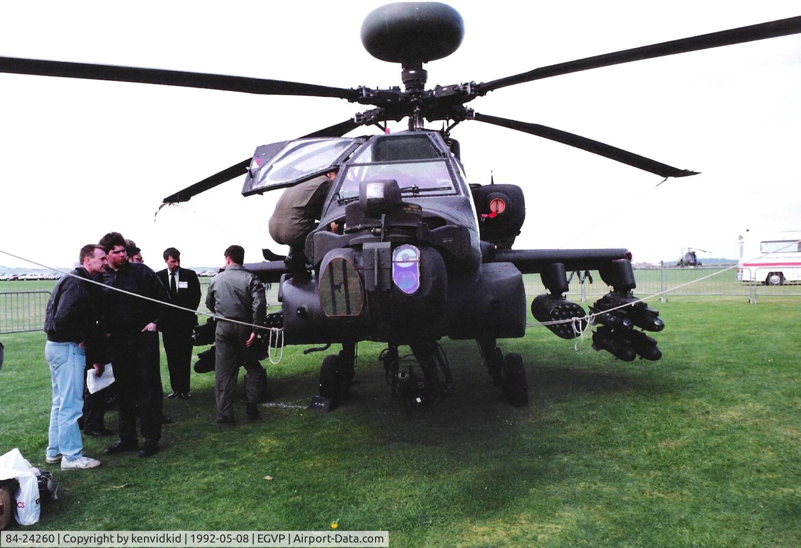 84-24260, McDonnell Douglas AH-64A C/N PV120, At the World Helicopter Championships, Middle Wallop.