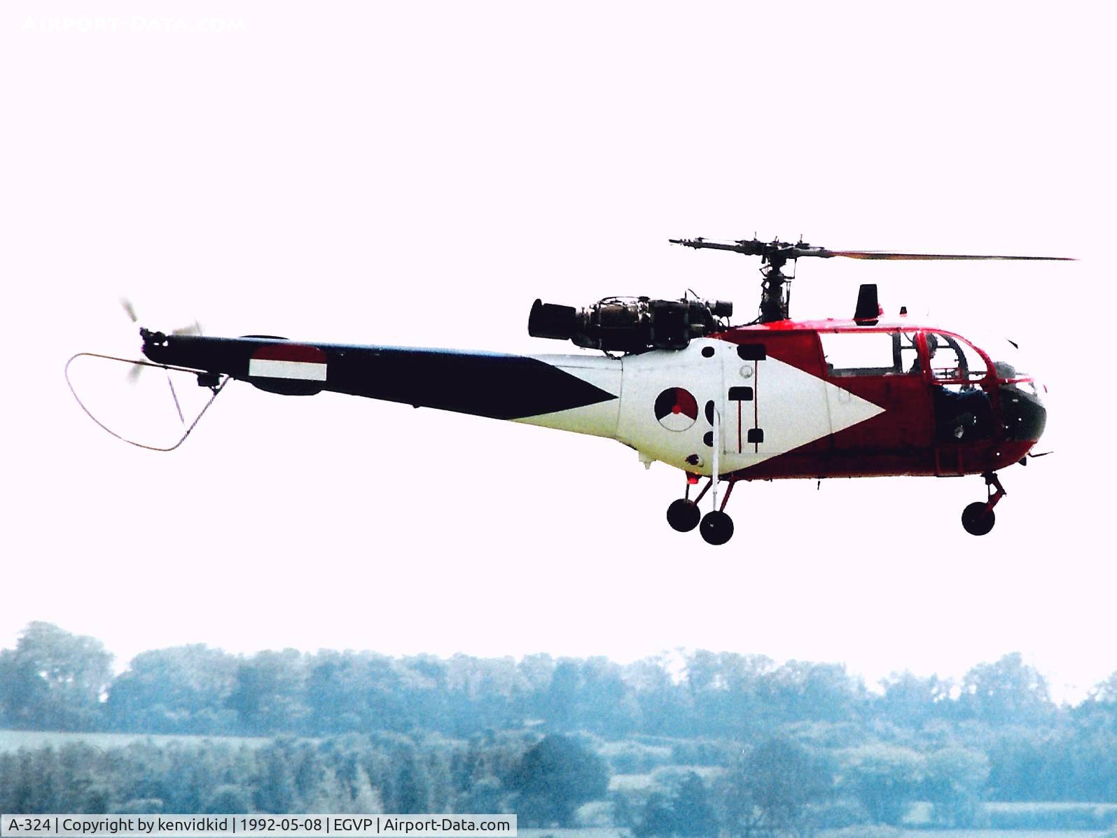 A-324, Aerospatiale SA-316B Alouette III C/N 1324, At the World Helicopter Championships, Middle Wallop.