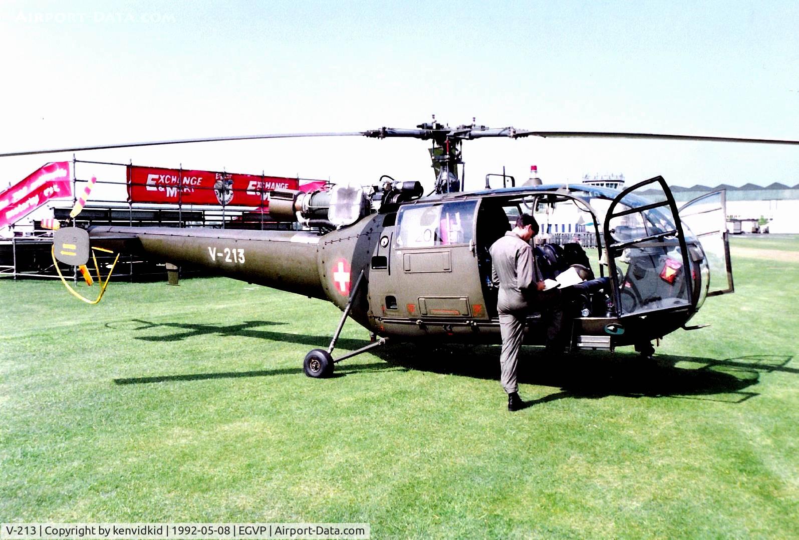 V-213, Aérospatiale SA-316B Alouette III C/N 1361, At the World Helicopter Championships, Middle Wallop.