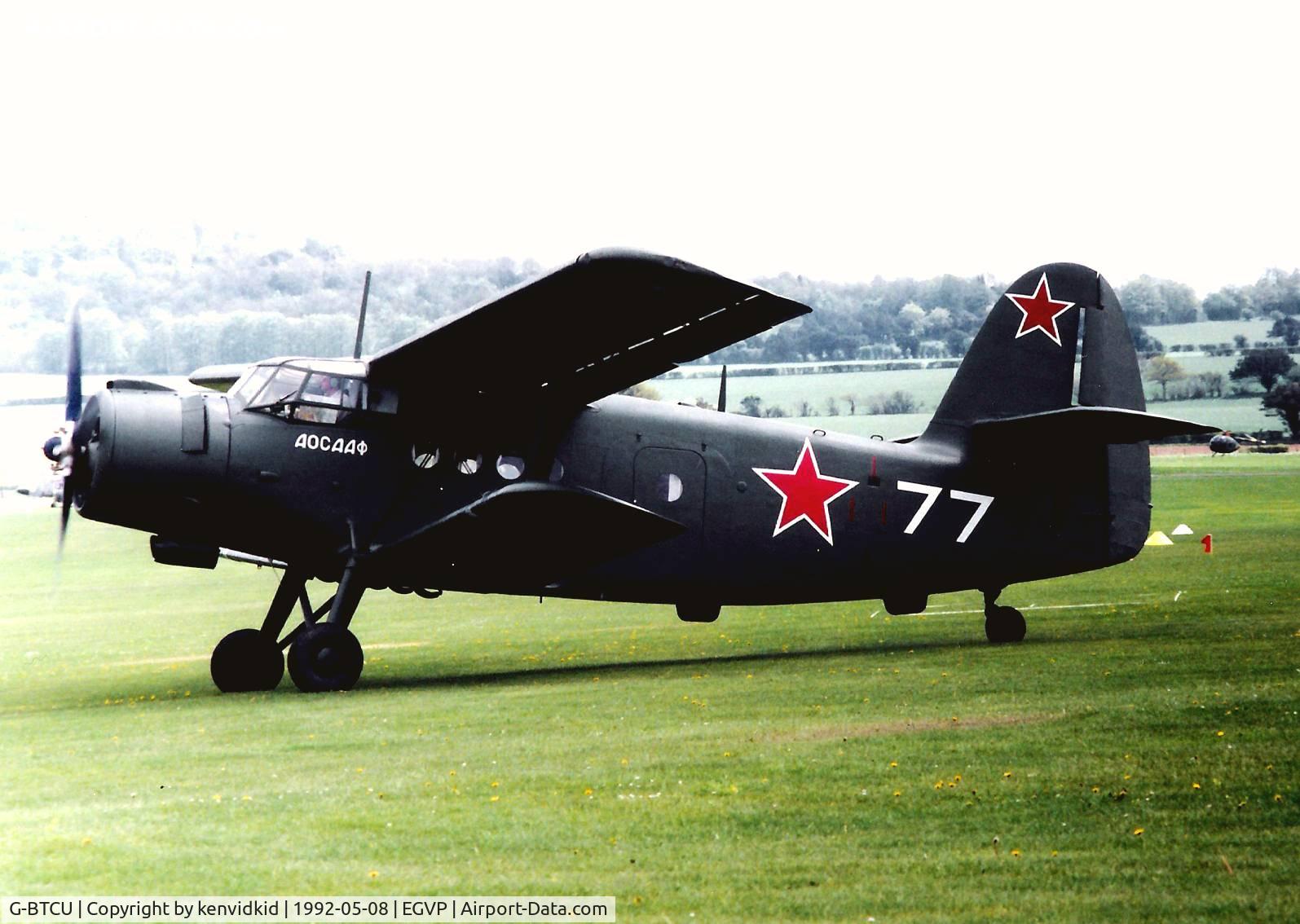 G-BTCU, 1964 Antonov An-2T C/N IG-5221, At the World Helicopter Championships, Middle Wallop.