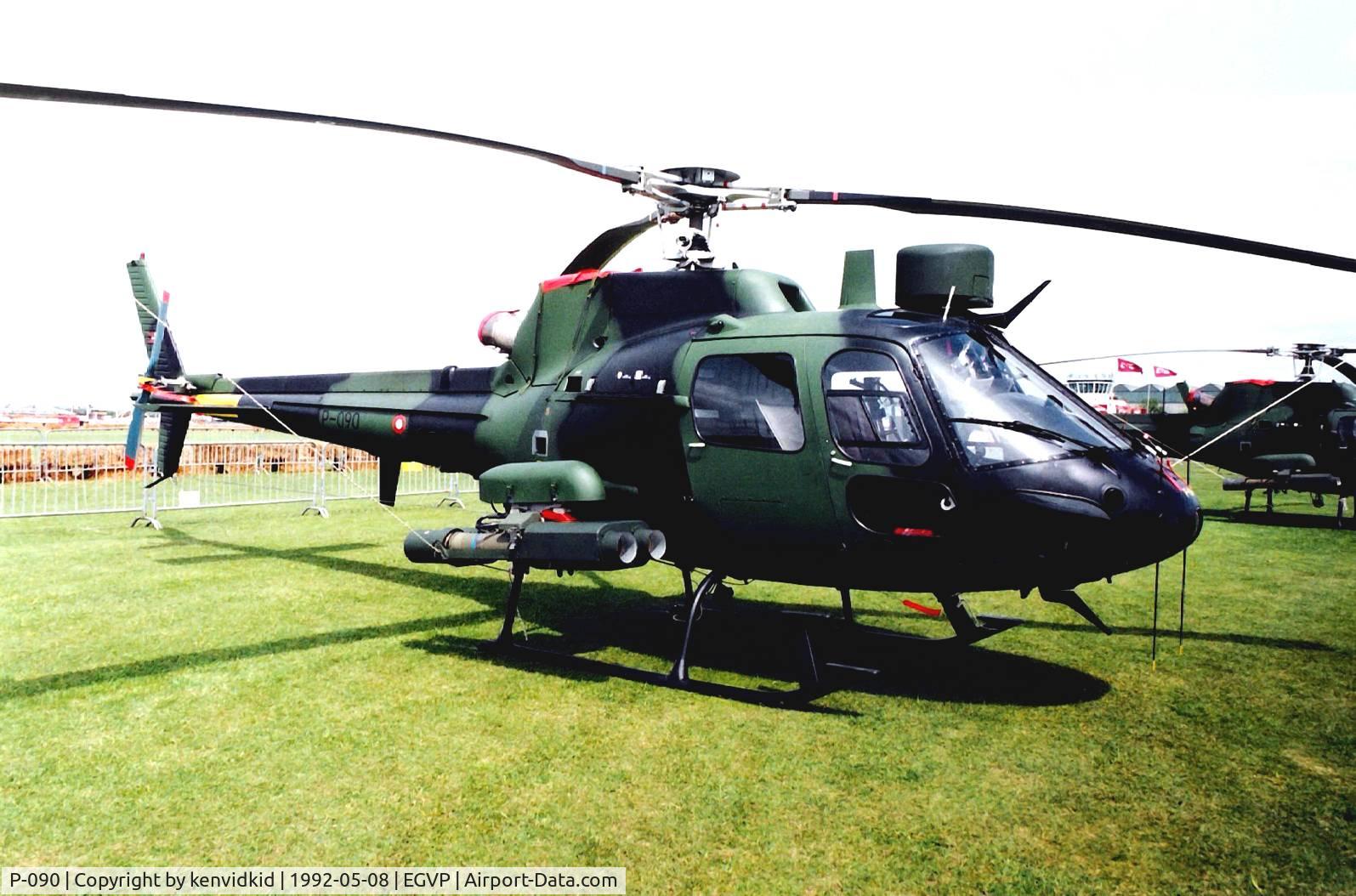 P-090, 1988 Aerospatiale AS-550C-2 Fennec C/N 2090, At the World Helicopter Championships, Middle Wallop.