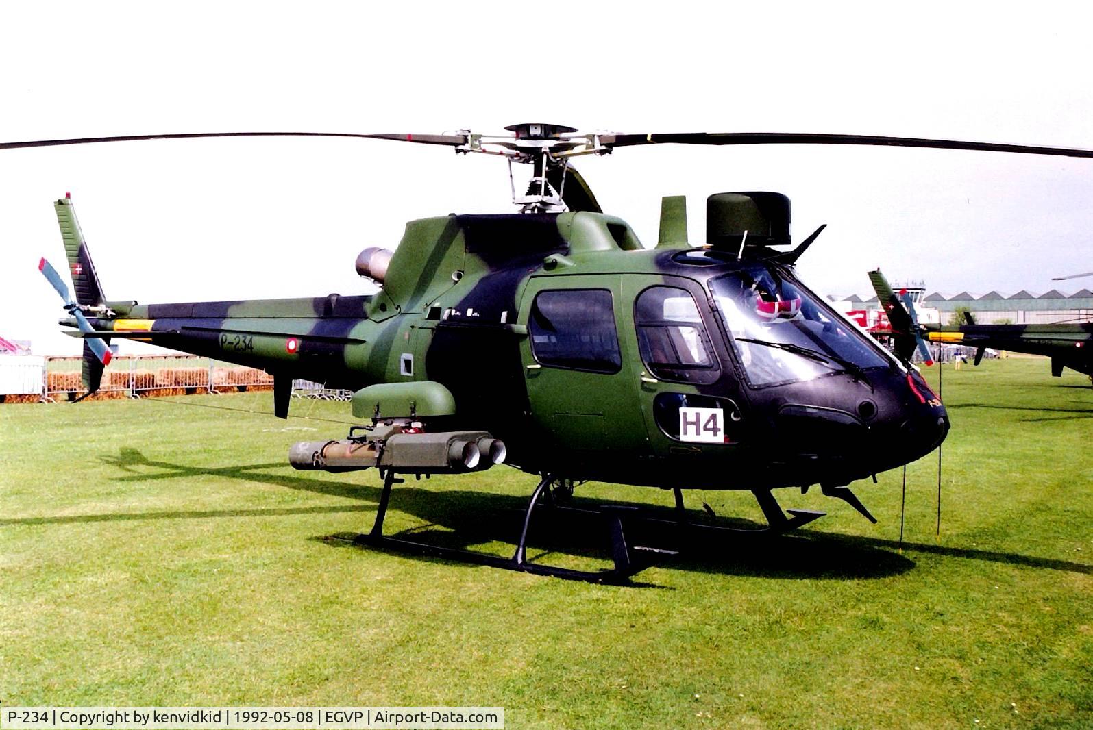 P-234, Aerospatiale AS-550C-2 Fennec C/N 2234, At the World Helicopter Championships, Middle Wallop.