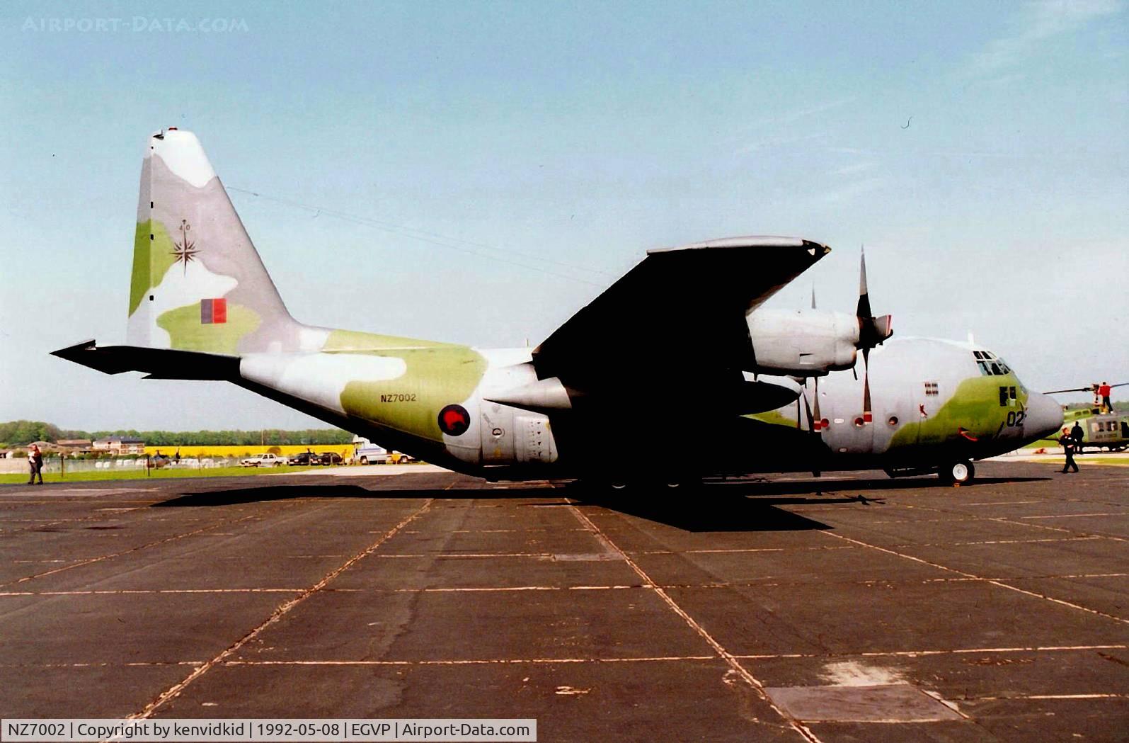 NZ7002, 1965 Lockheed C-130H Hercules C/N 382-4053, At the World Helicopter Championships, Middle Wallop.