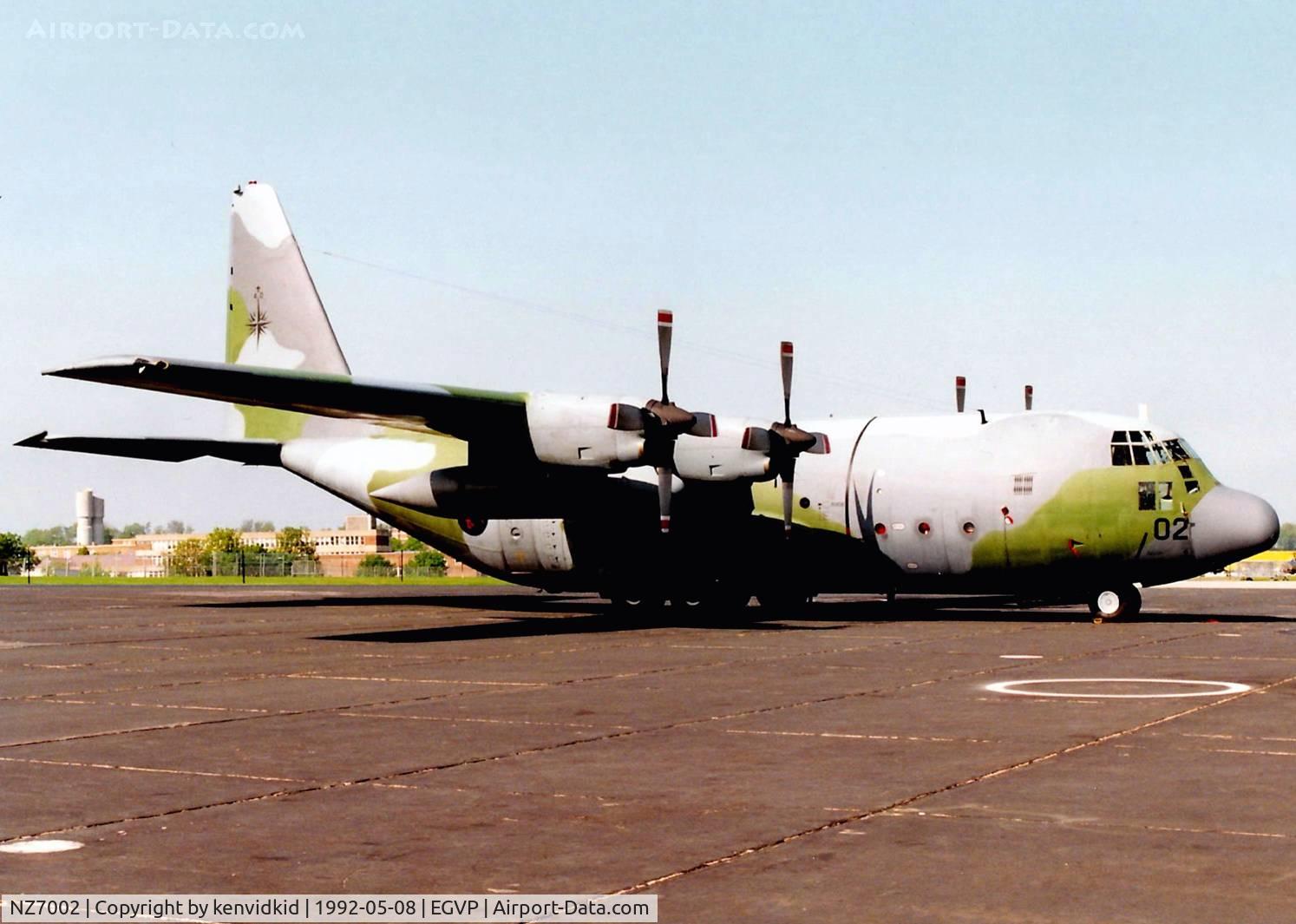 NZ7002, 1965 Lockheed C-130H Hercules C/N 382-4053, At the World Helicopter Championships, Middle Wallop.