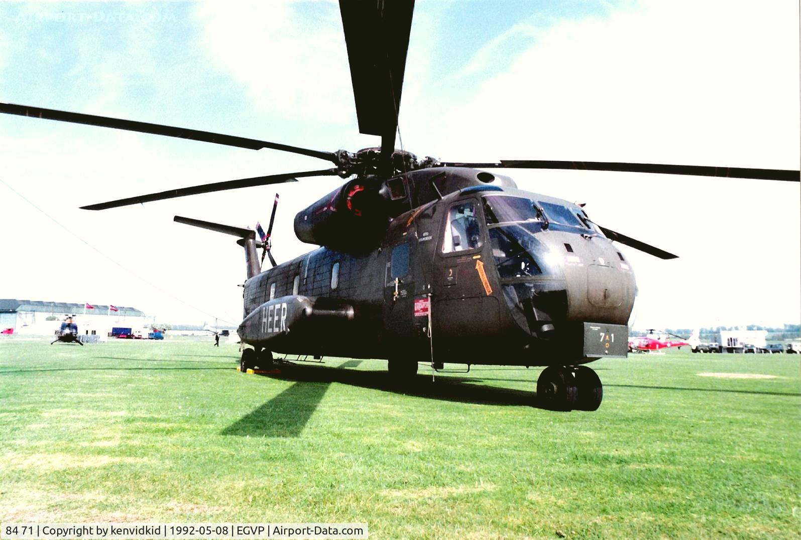 84 71, Sikorsky (VFW-Fokker) CH-53G C/N V65-069, At the World Helicopter Championships, Middle Wallop.