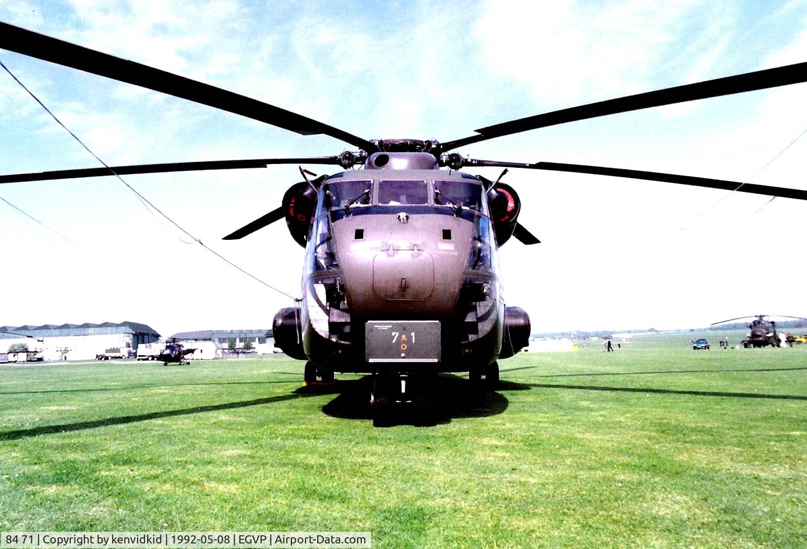 84 71, Sikorsky (VFW-Fokker) CH-53G C/N V65-069, At the World Helicopter Championships, Middle Wallop.