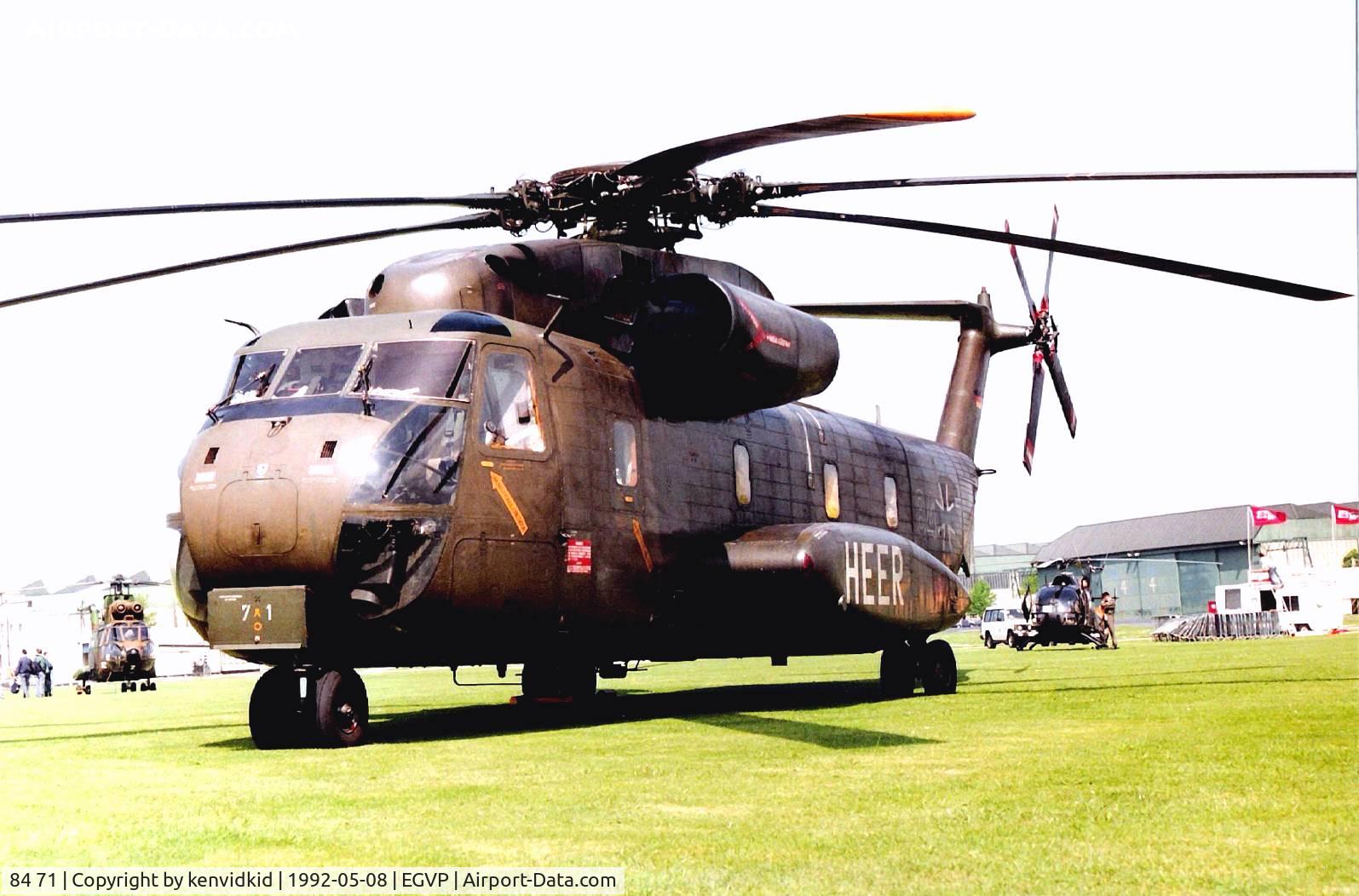 84 71, Sikorsky (VFW-Fokker) CH-53G C/N V65-069, At the World Helicopter Championships, Middle Wallop.