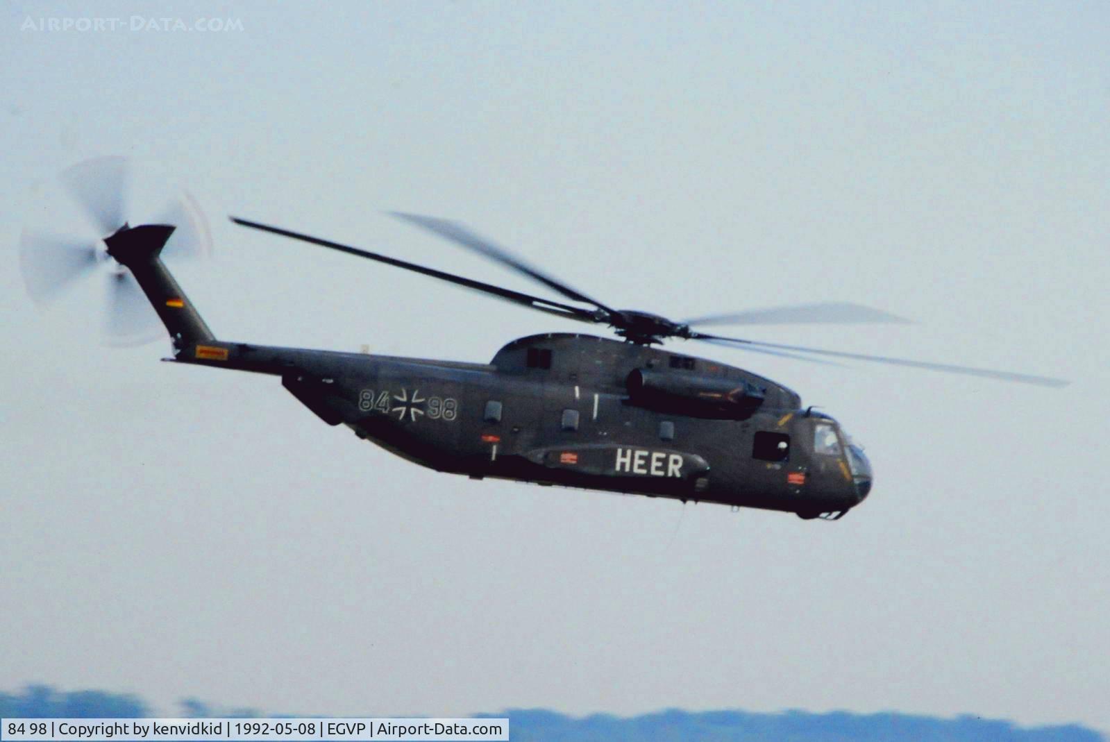 84 98, Sikorsky (VFW-Fokker) CH-53G C/N V65-096, At the World Helicopter Championships, Middle Wallop.
