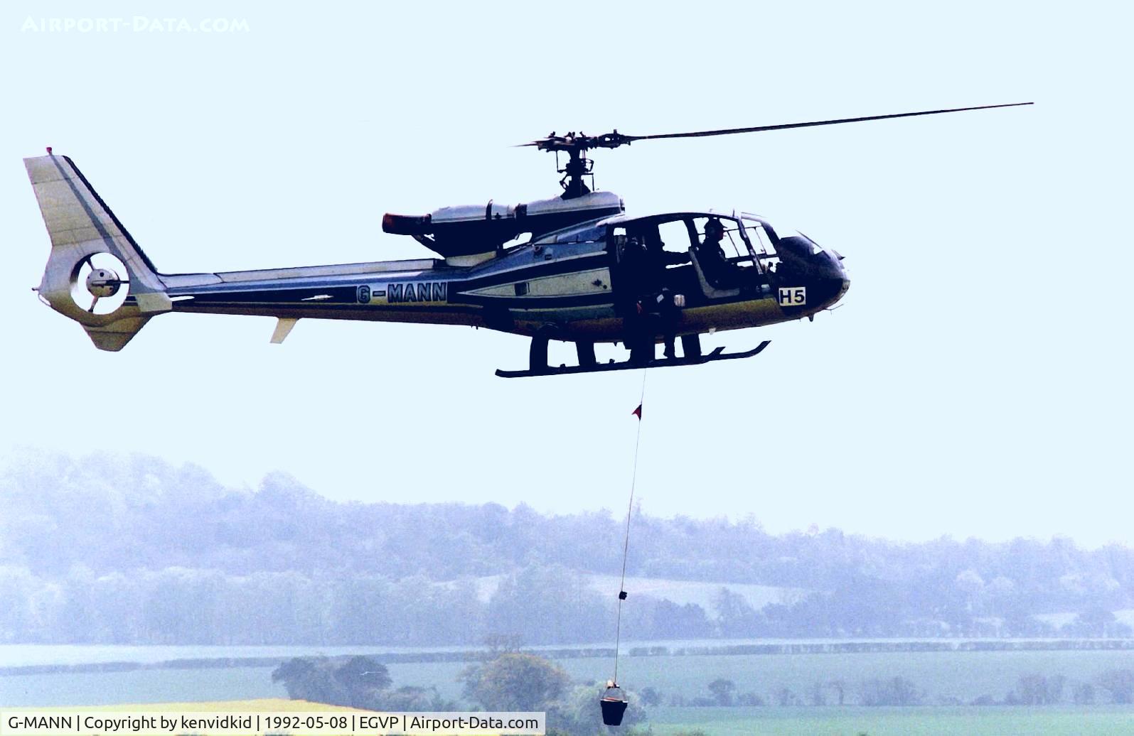 G-MANN, 1975 Aerospatiale SA-341G Gazelle C/N 1295, At the World Helicopter Championships, Middle Wallop.