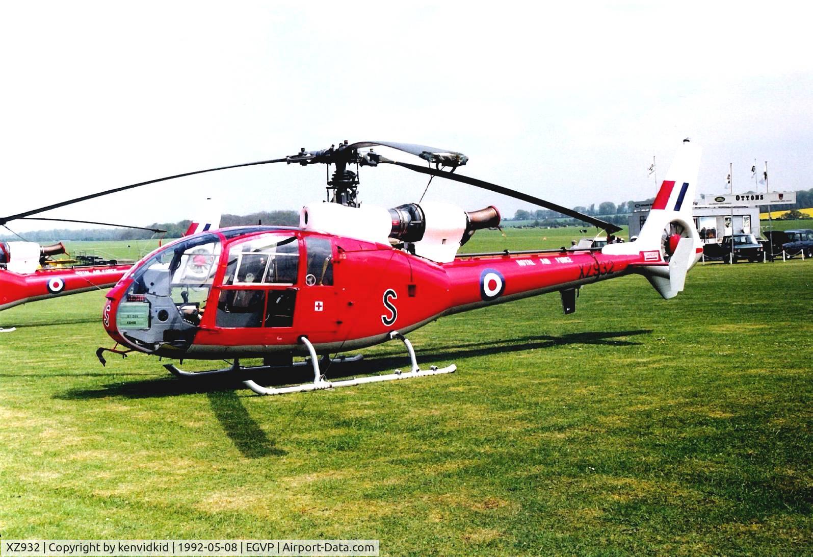 XZ932, 1978 Westland SA341D HT.3 C/N WA1734, At the World Helicopter Championships, Middle Wallop.
